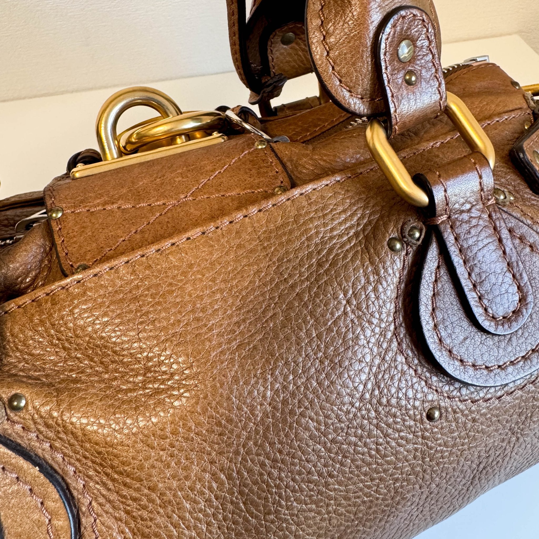 CHLOÉ Paddington Brown leather Handbag, in , Sold by HIVE PRELOVED - Handle Bags, ,