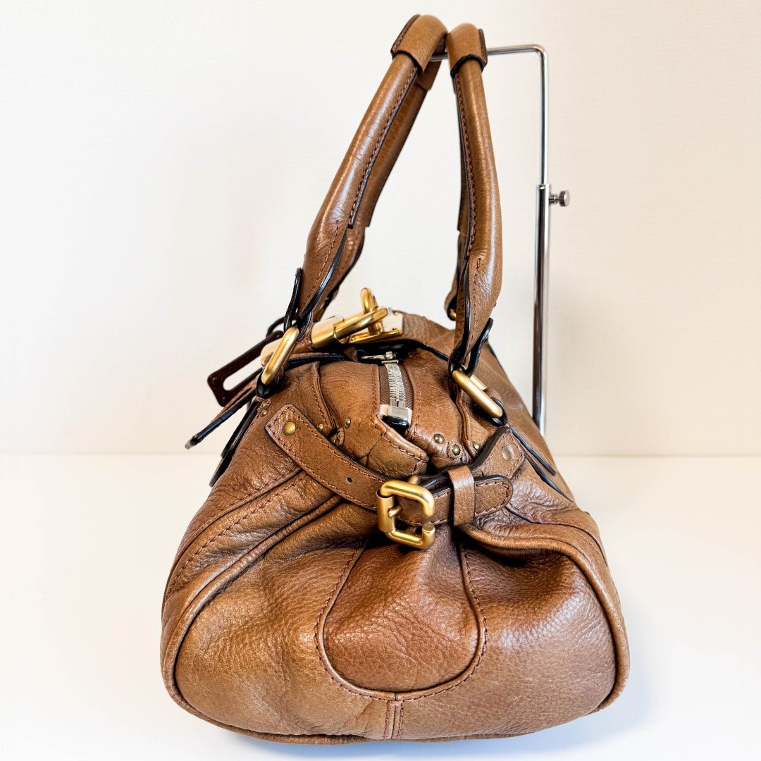 CHLOÉ Paddington Brown leather Handbag, in , Sold by HIVE PRELOVED - Handle Bags, ,