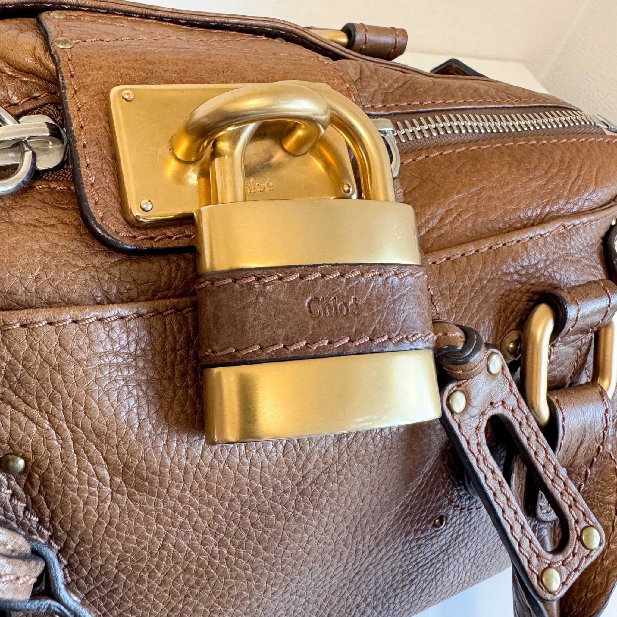 CHLOÉ Paddington Brown leather Handbag, in , Sold by HIVE PRELOVED - Handle Bags, ,