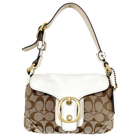 COACH Bleecker 11441 White Signature Small Hand Bag, in , Sold by HIVE PRELOVED - Shoulder Bags, ,