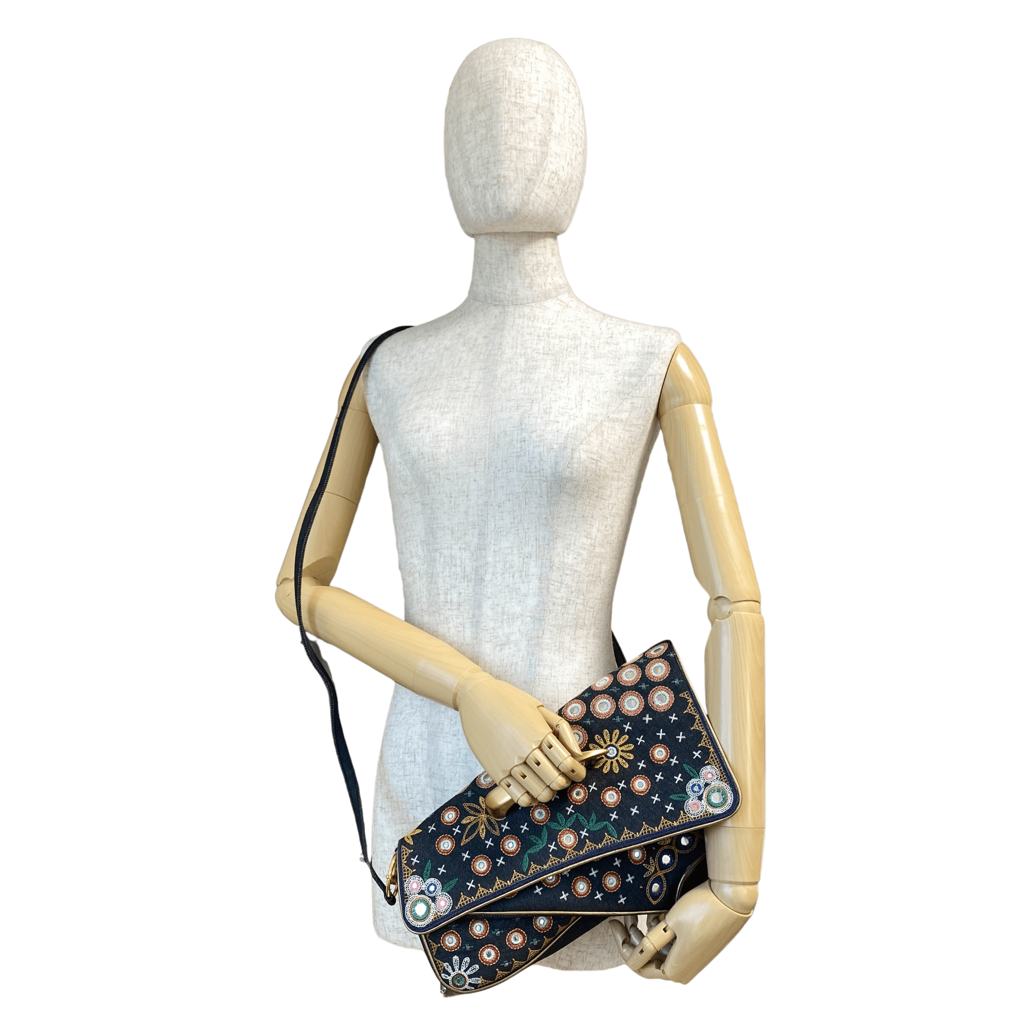 DIOR 1947 Montaigne Chris License Plate Denim Saddle Bag, in , Sold by HIVE PRELOVED - Shoulder Bags, ,