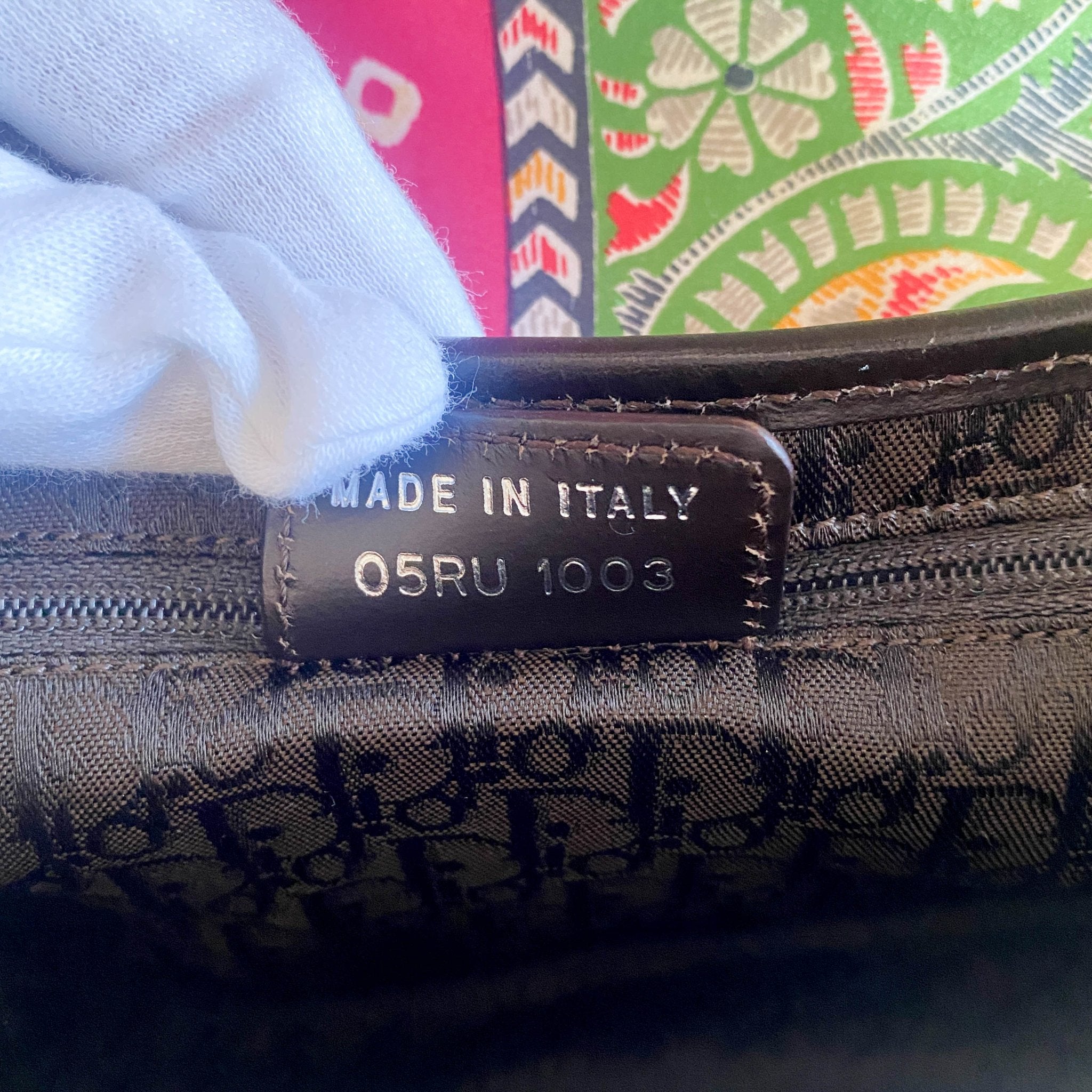 DIOR 2003 Saddle Satin Patchwork Handbag, in , Sold by HIVE PRELOVED - Shoulder Bags, ,