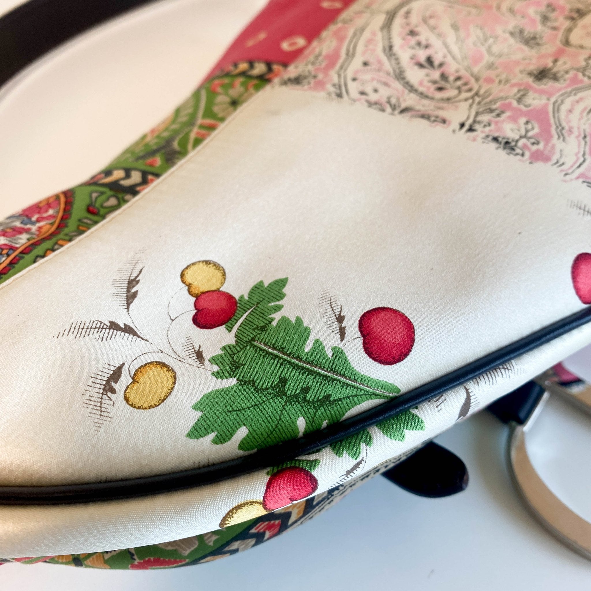 DIOR 2003 Saddle Satin Patchwork Handbag, in , Sold by HIVE PRELOVED - Shoulder Bags, ,