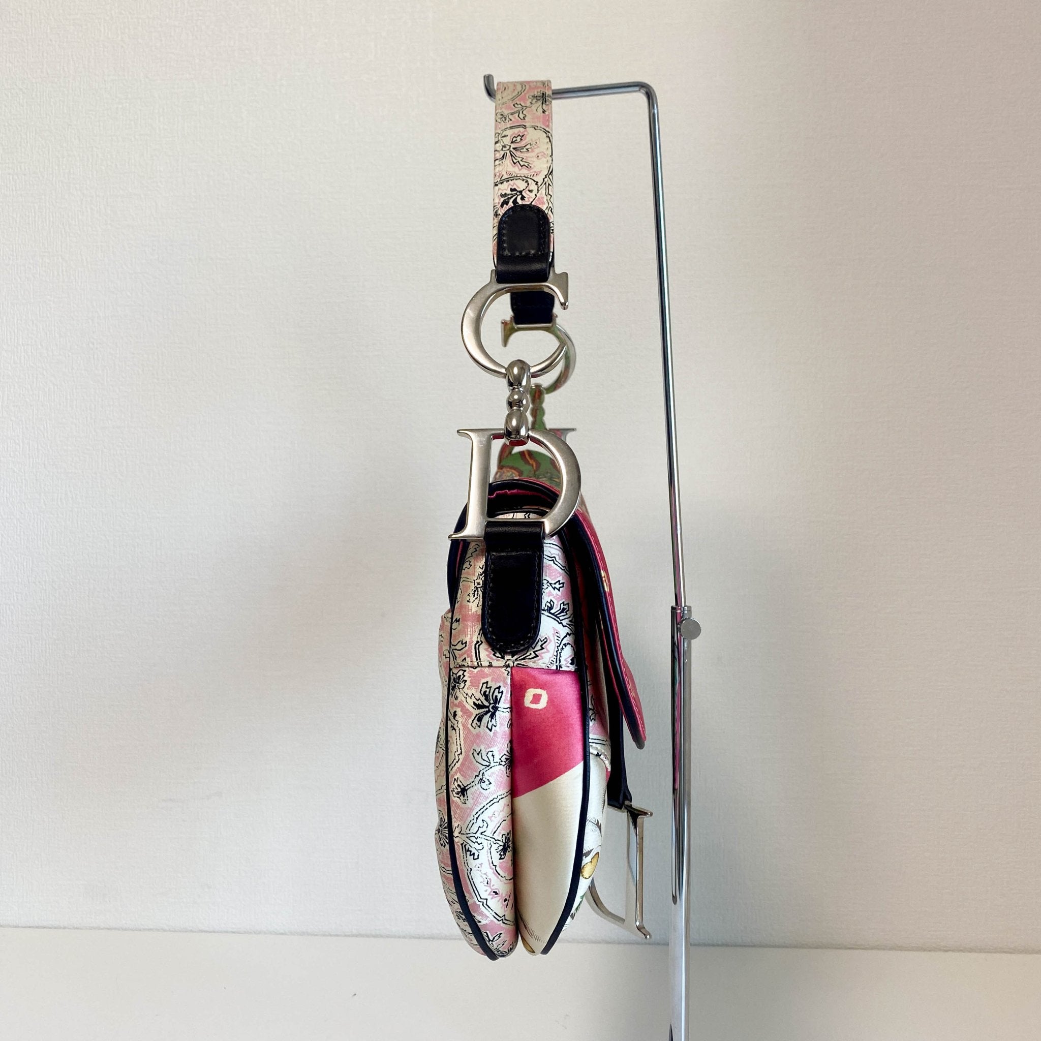 DIOR 2003 Saddle Satin Patchwork Handbag, in , Sold by HIVE PRELOVED - Shoulder Bags, ,