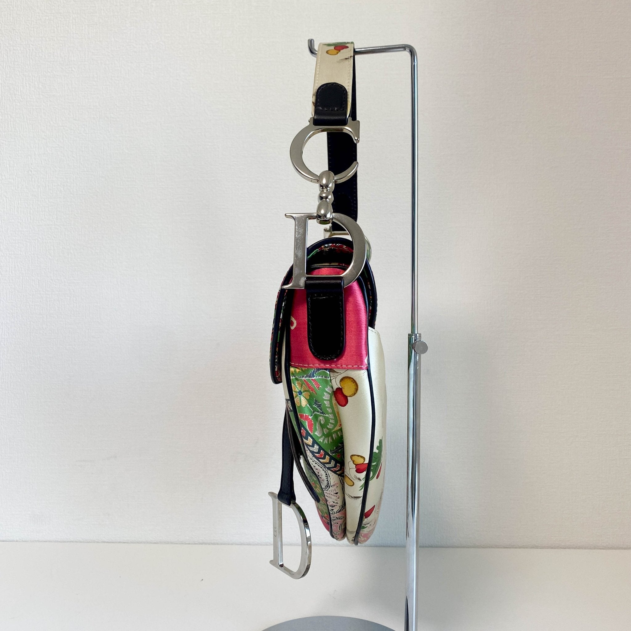 DIOR 2003 Saddle Satin Patchwork Handbag, in , Sold by HIVE PRELOVED - Shoulder Bags, ,