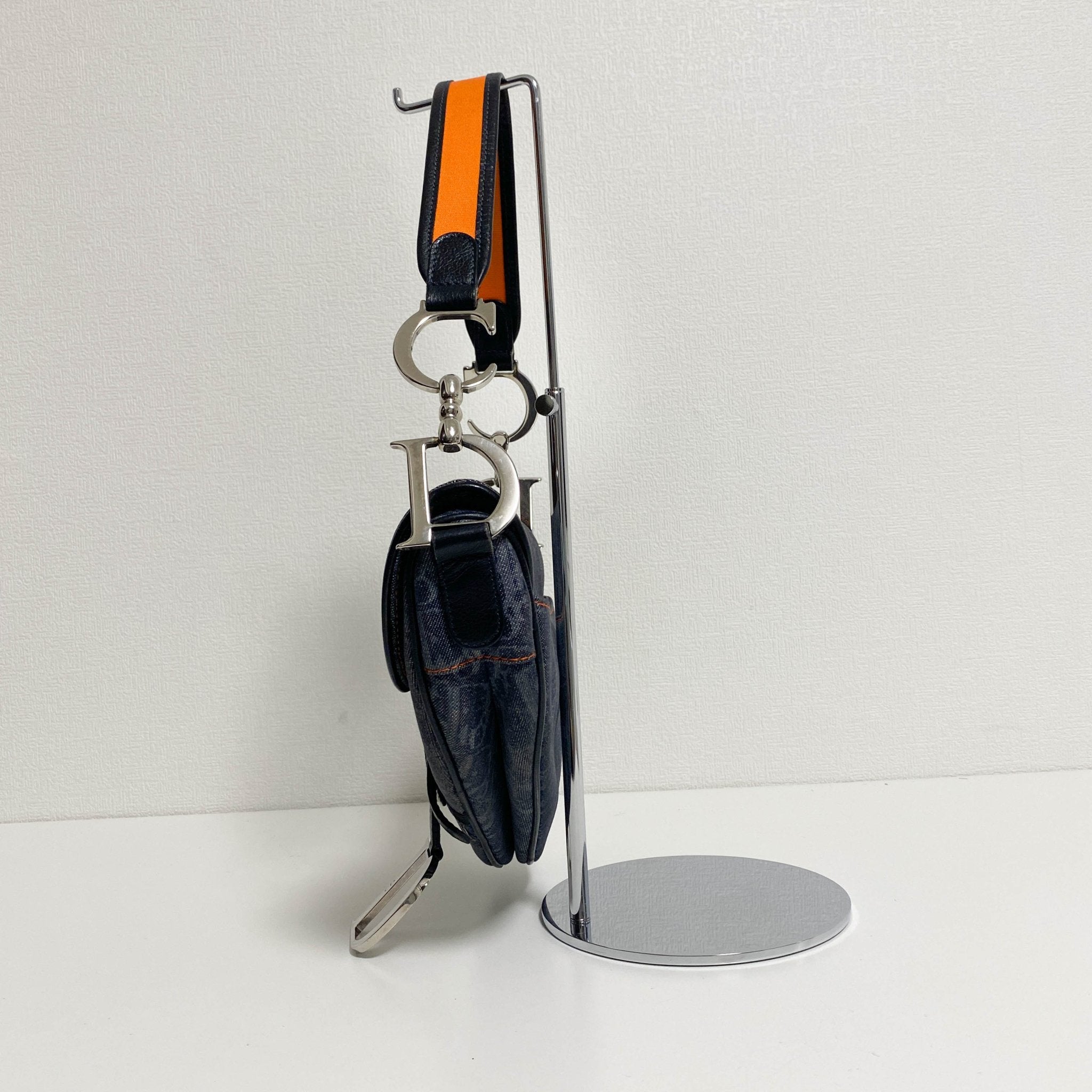 DIOR 2005 Navy Flight Line Trotter Saddle Handbag, in , Sold by HIVE PRELOVED - Shoulder Bags, ,