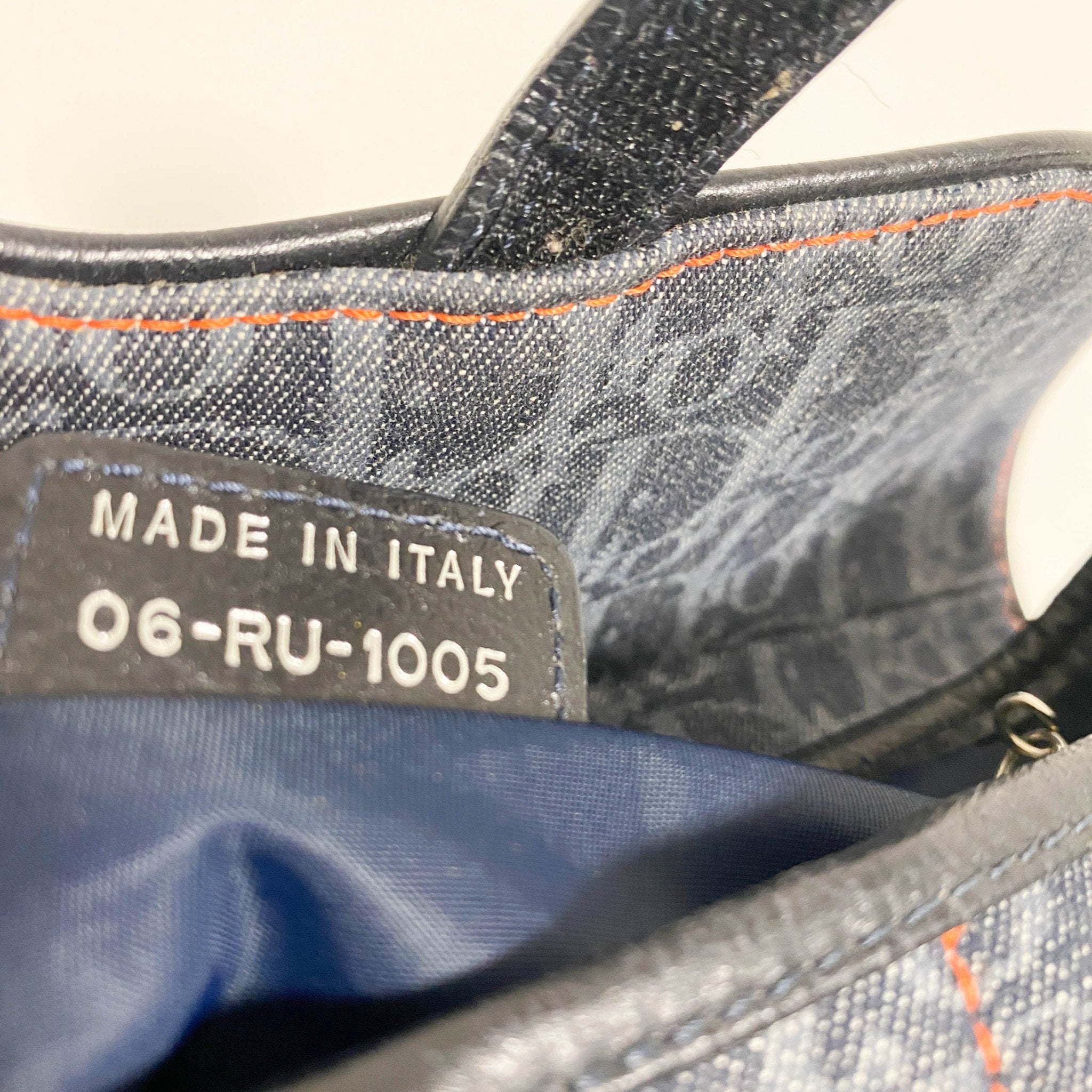 DIOR 2005 Navy Flight Line Trotter Saddle Handbag, in , Sold by HIVE PRELOVED - Shoulder Bags, ,