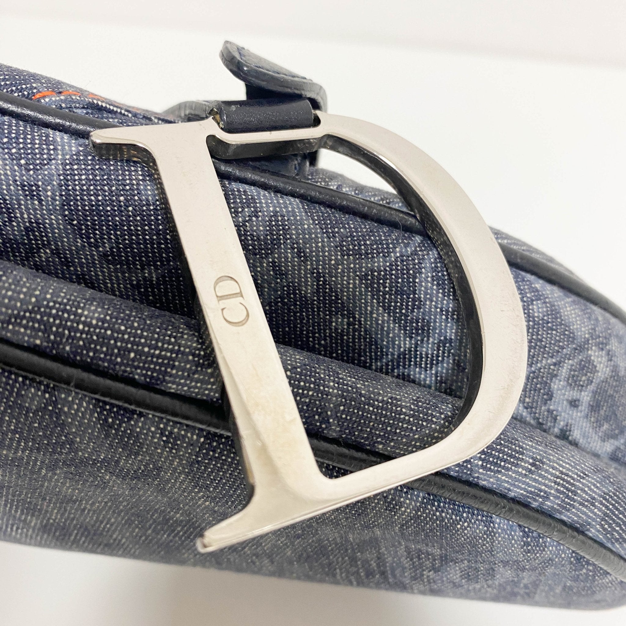 DIOR 2005 Navy Flight Line Trotter Saddle Handbag, in , Sold by HIVE PRELOVED - Shoulder Bags, ,