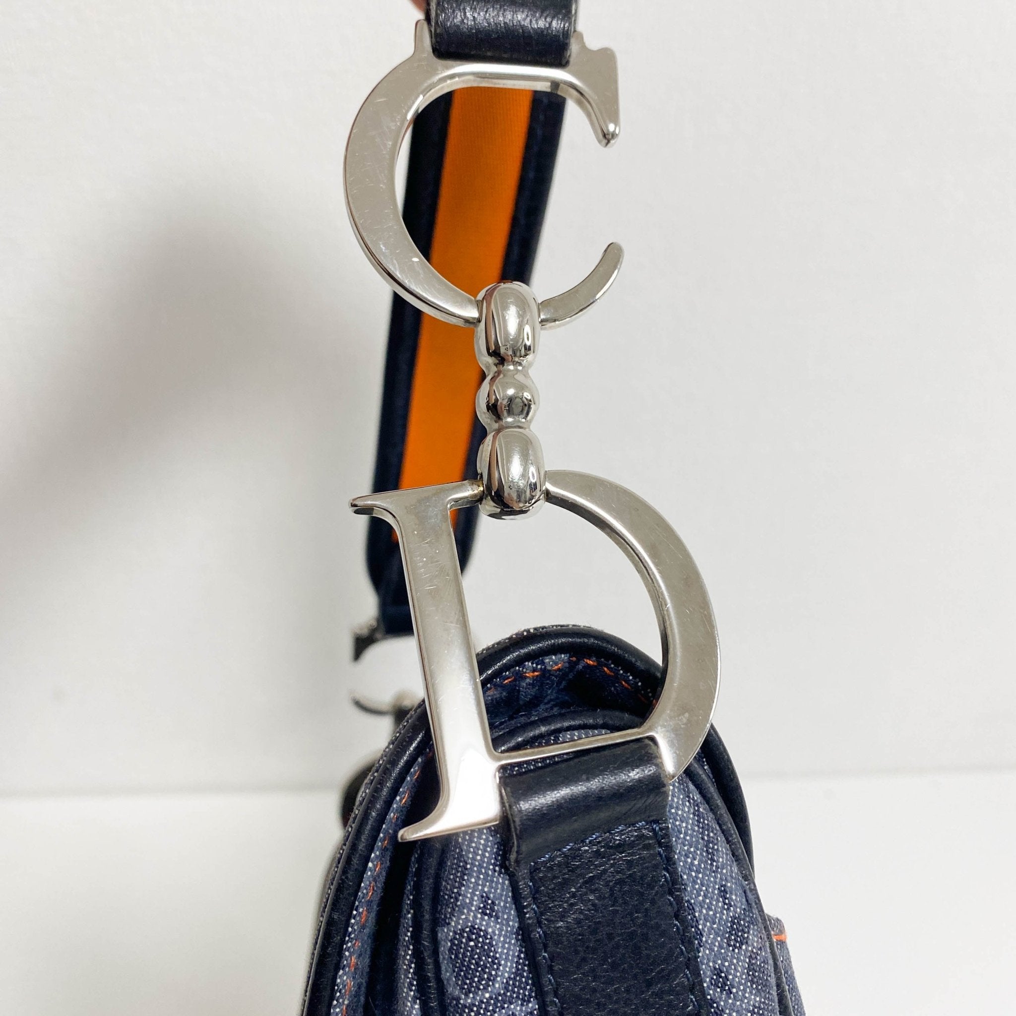 DIOR 2005 Navy Flight Line Trotter Saddle Handbag, in , Sold by HIVE PRELOVED - Shoulder Bags, ,