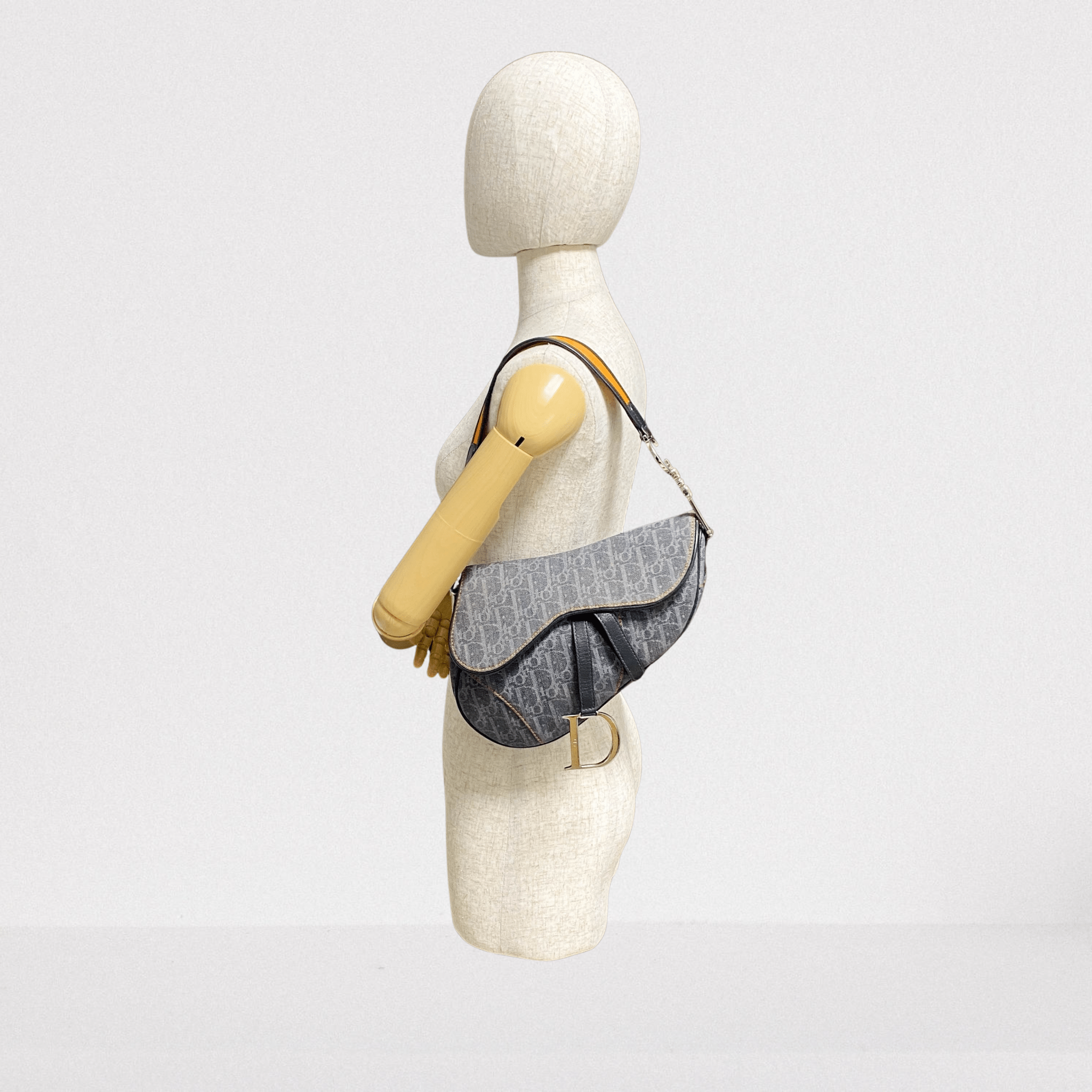 DIOR 2005 Navy Flight Line Trotter Saddle Handbag, in , Sold by HIVE PRELOVED - Shoulder Bags, ,