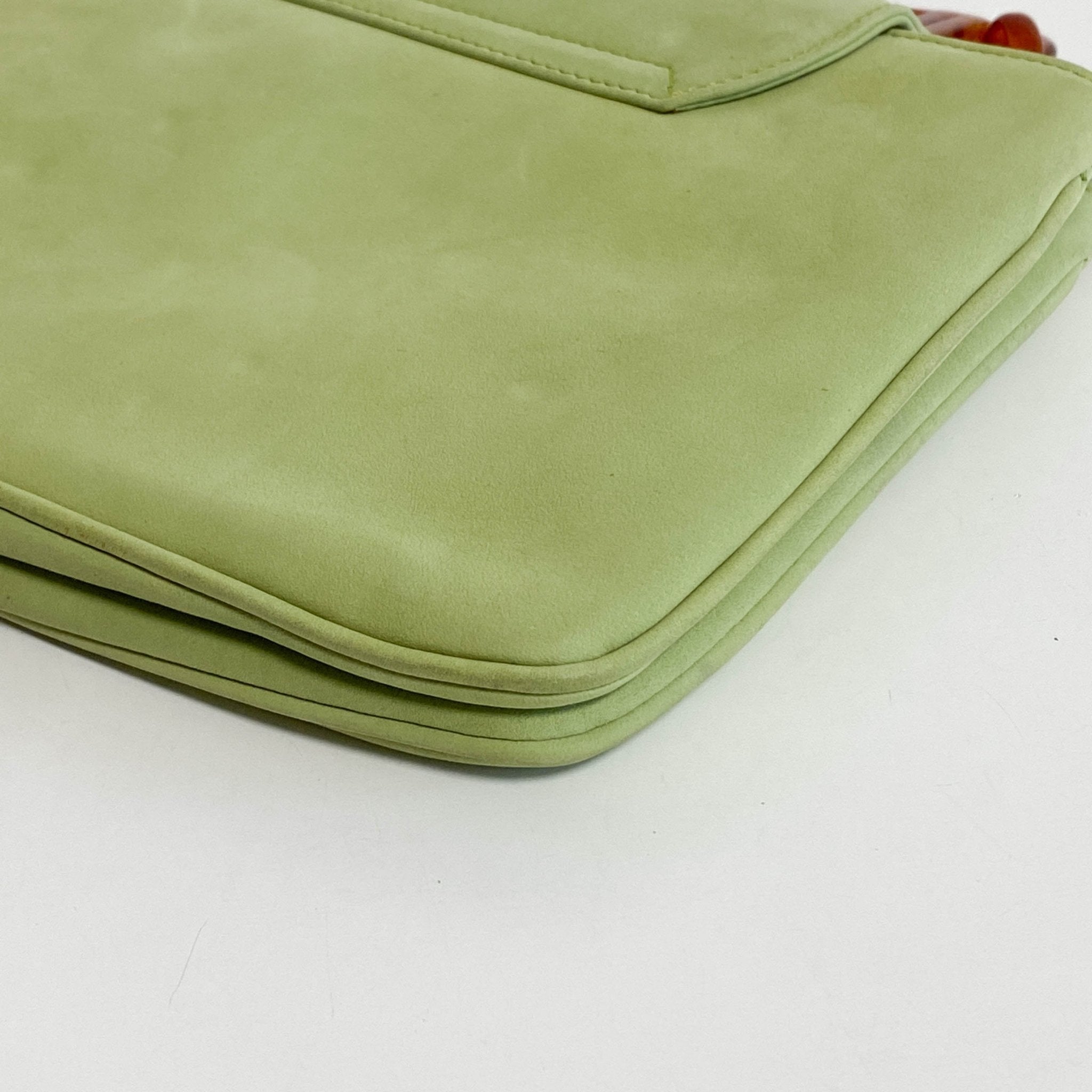 DIOR Archive Green Suede Chain Shoulder Bag, in , Sold by HIVE PRELOVED - Shoulder Bags, ,