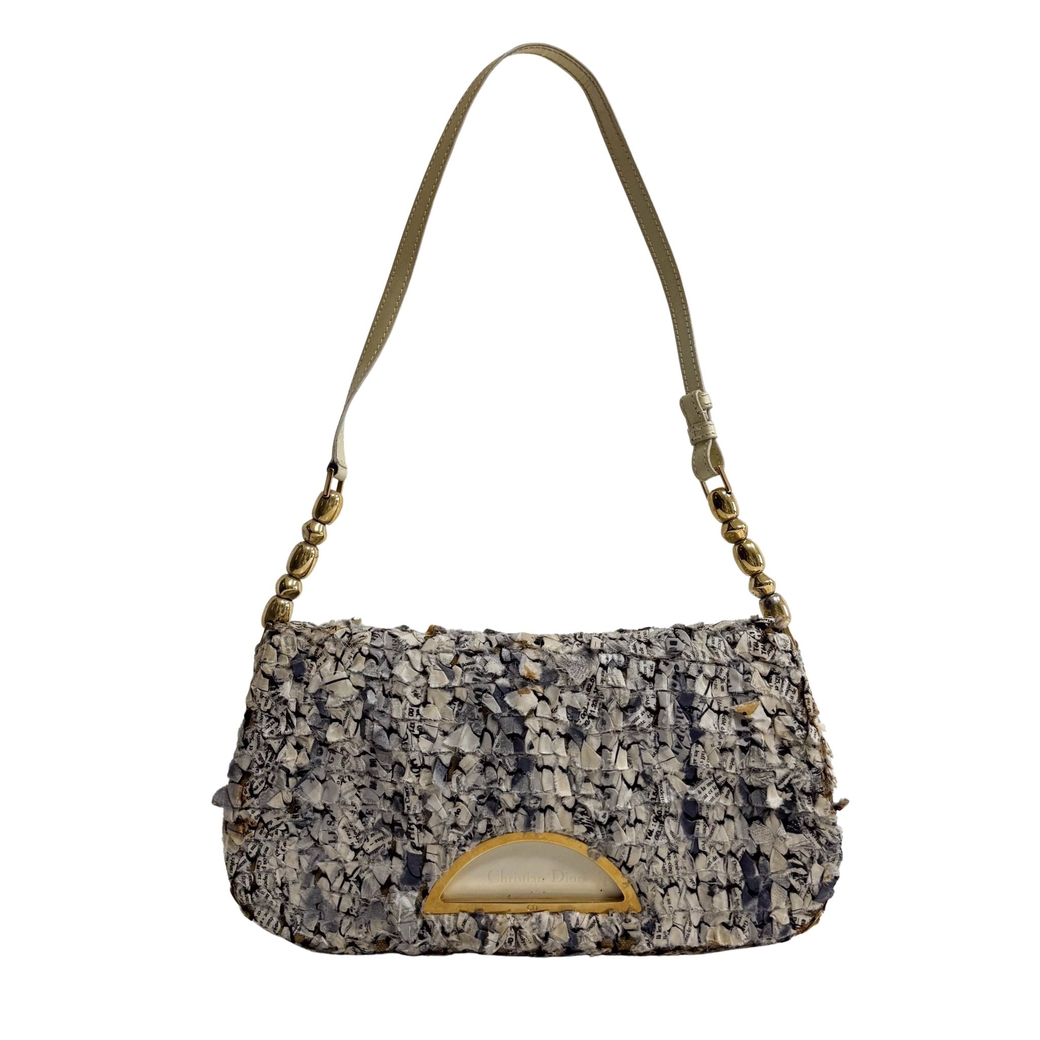 DIOR Archive Malice Pearl News Paper Shoulder Bag, in , Sold by HIVE PRELOVED - Shoulder Bags, ,