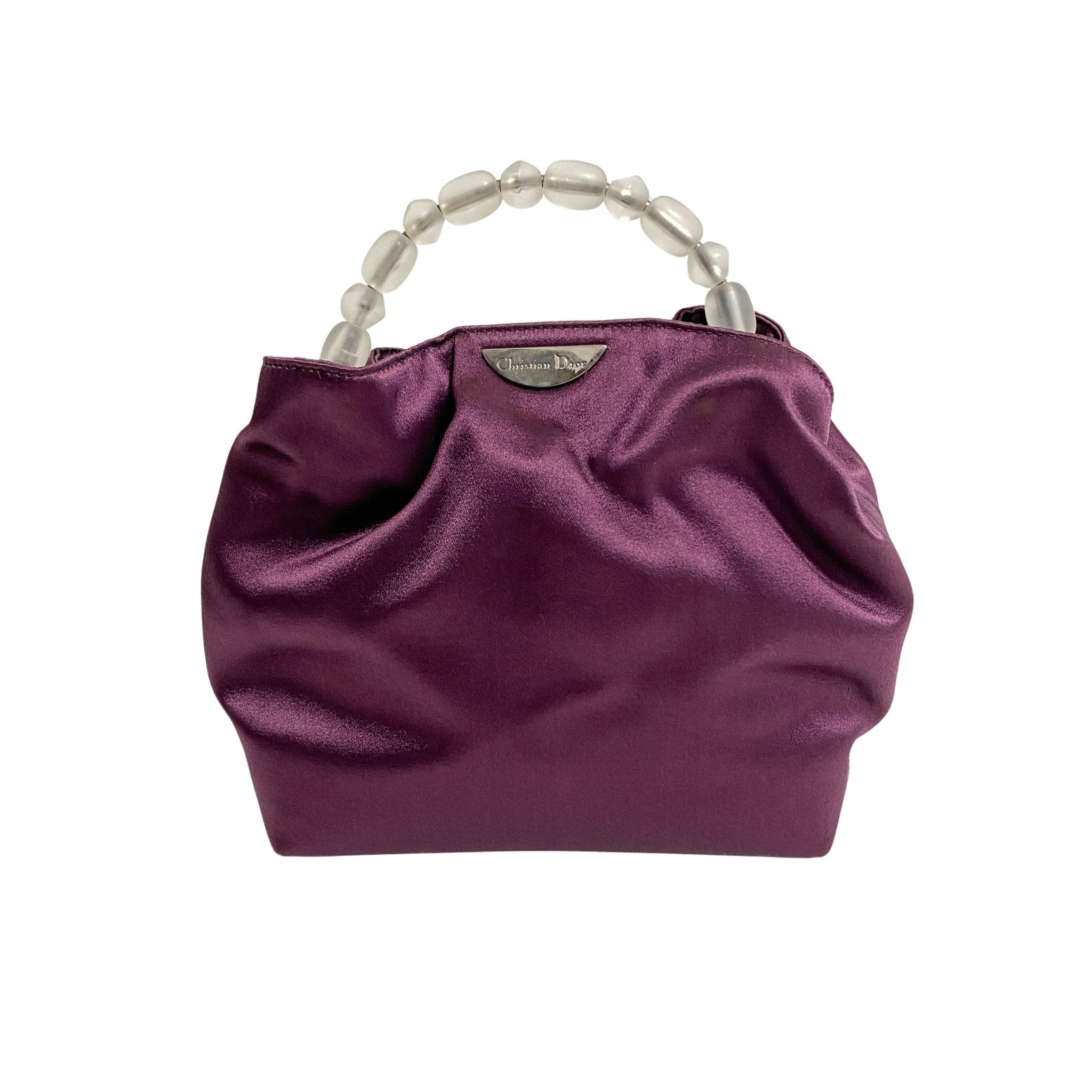 DIOR Beads Handle Purple Mini Bag, in , Sold by HIVE PRELOVED - Handle Bags, Mini bags,