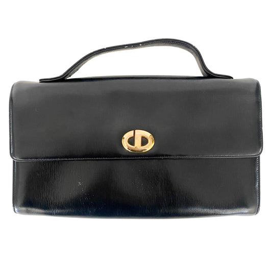 DIOR Black Leather Vintage Hand Bag, in , Sold by HIVE PRELOVED - Handle Bags, ,