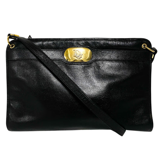 DIOR Black Leather Vintage Shooulder Bag, in , Sold by HIVE PRELOVED - Shoulder Bags, ,
