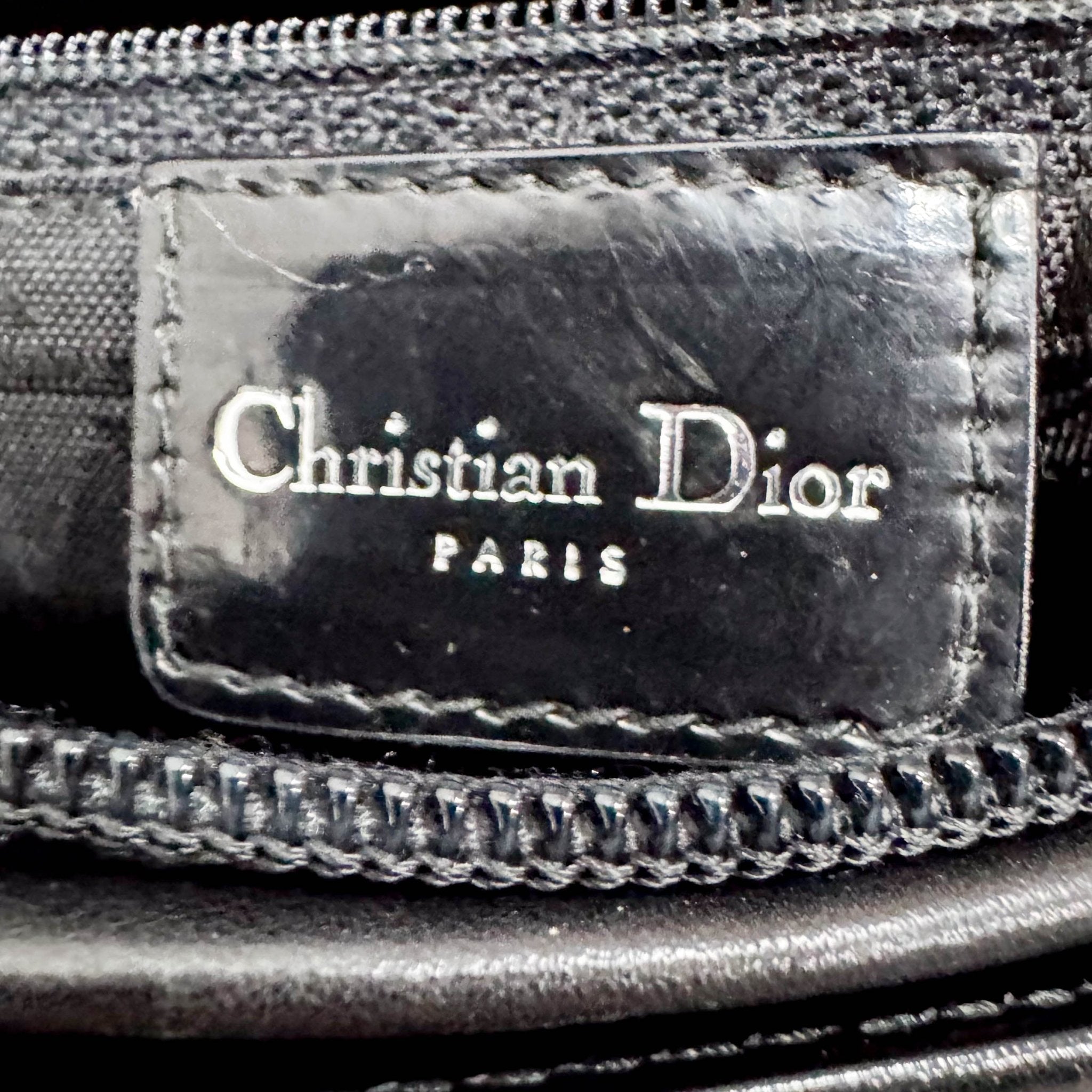 DIOR Black Patent Leather and Zebra Pony Hair Lady Dior Handbag, in , Sold by HIVE PRELOVED - Handle Bags, ,