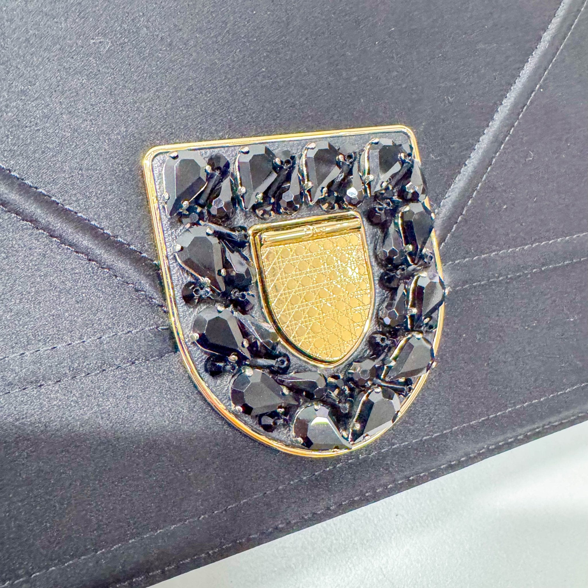 DIOR Black Satin Clutch, in , Sold by HIVE PRELOVED - Clutch bags, ,