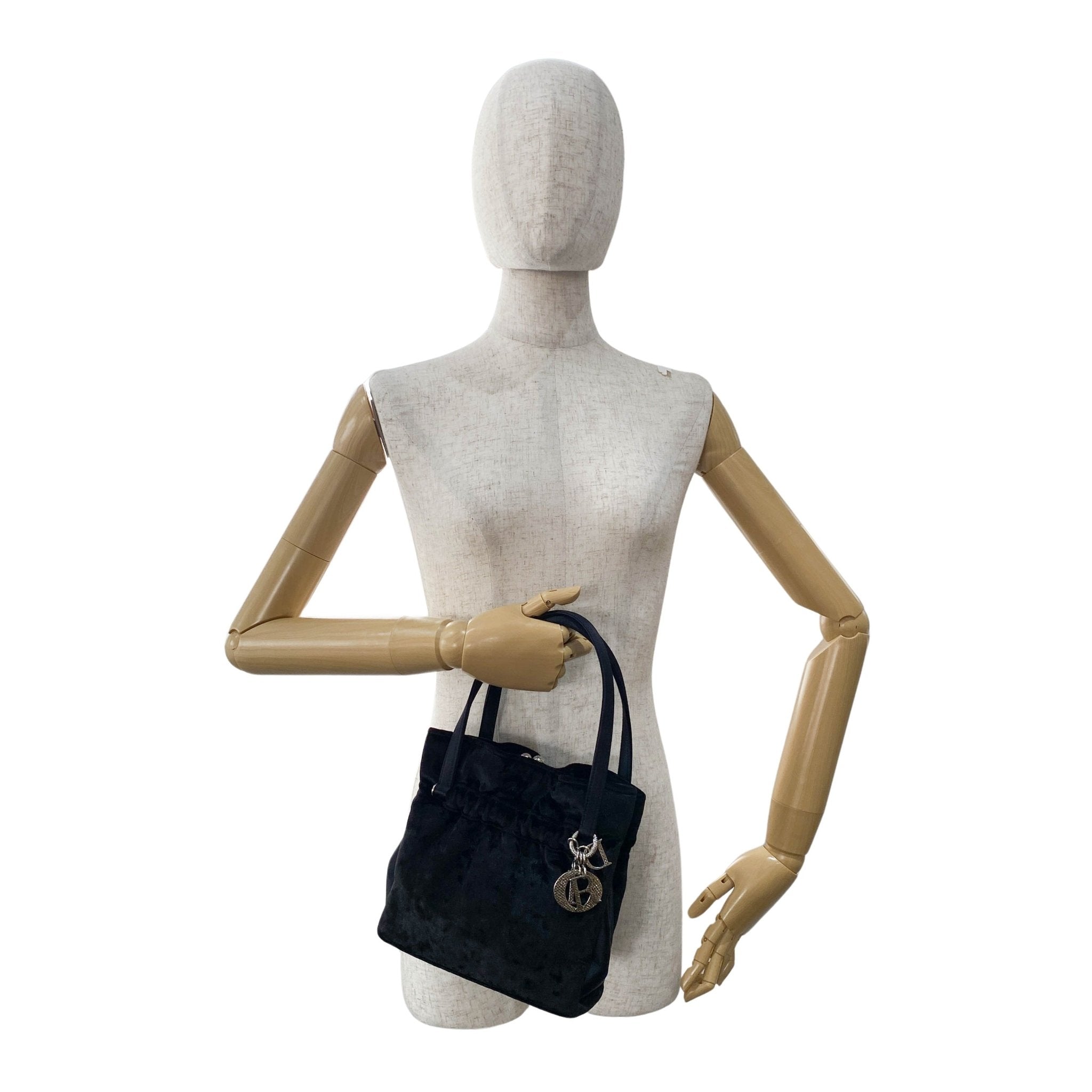 DIOR Black Velvet Handbag, in , Sold by HIVE PRELOVED - Handle Bags, ,