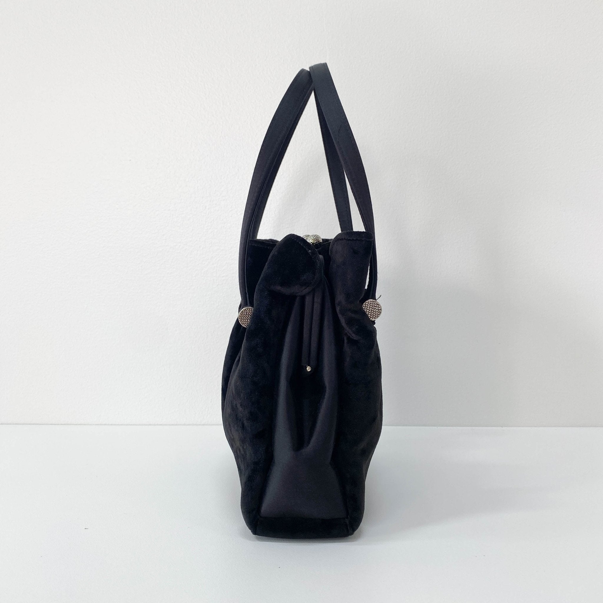DIOR Black Velvet Handbag, in , Sold by HIVE PRELOVED - Handle Bags, ,