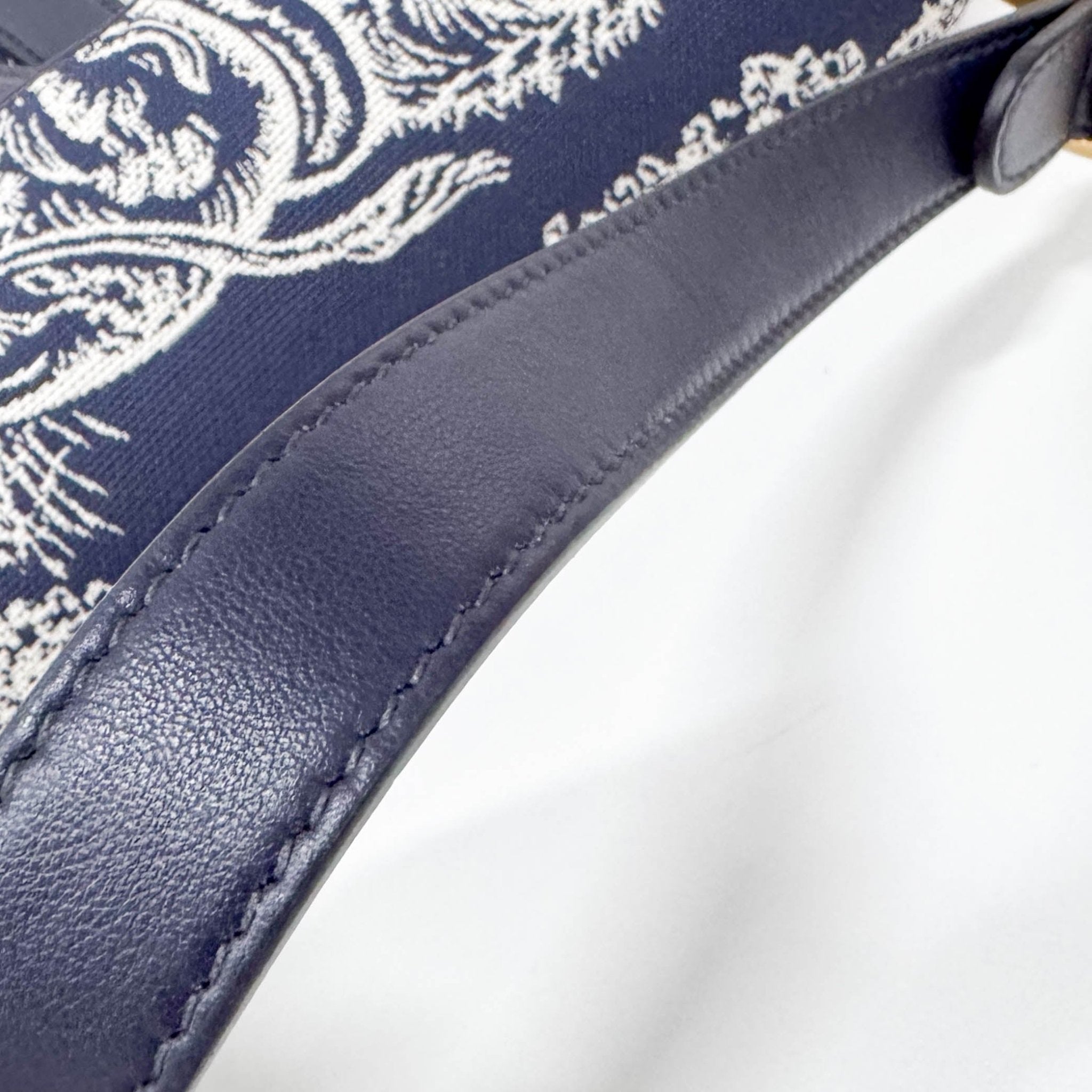 DIOR Blue Canvas Saddle Shoulder Bag, in , Sold by HIVE PRELOVED - Shoulder Bags, ,