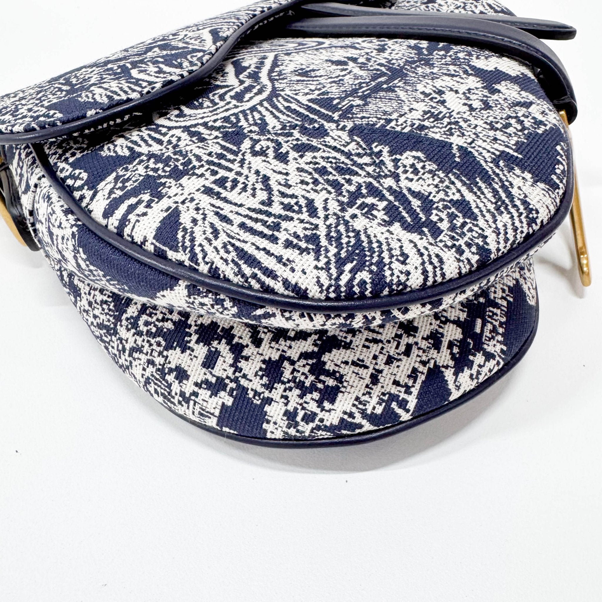 DIOR Blue Canvas Saddle Shoulder Bag, in , Sold by HIVE PRELOVED - Shoulder Bags, ,