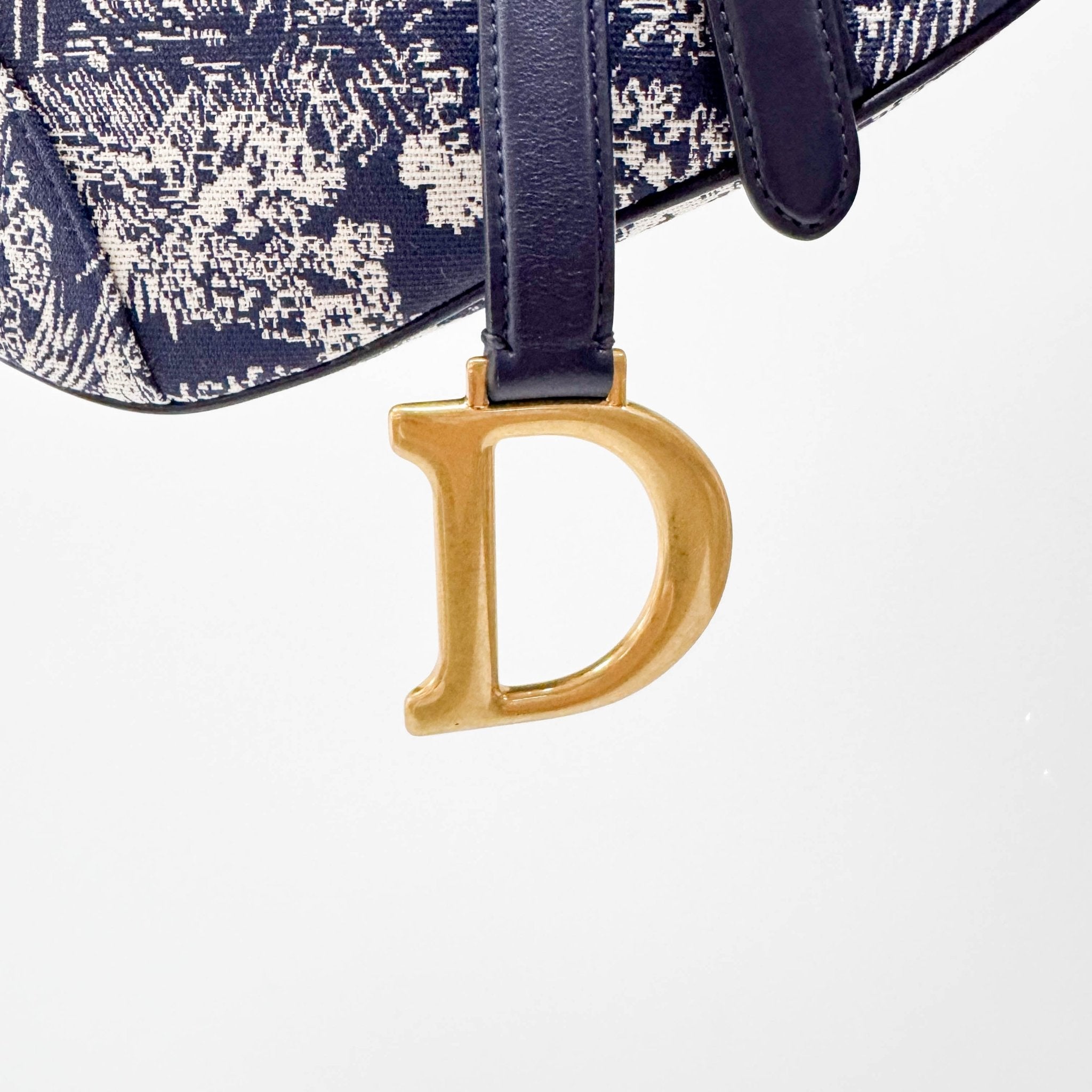 DIOR Blue Canvas Saddle Shoulder Bag, in , Sold by HIVE PRELOVED - Shoulder Bags, ,