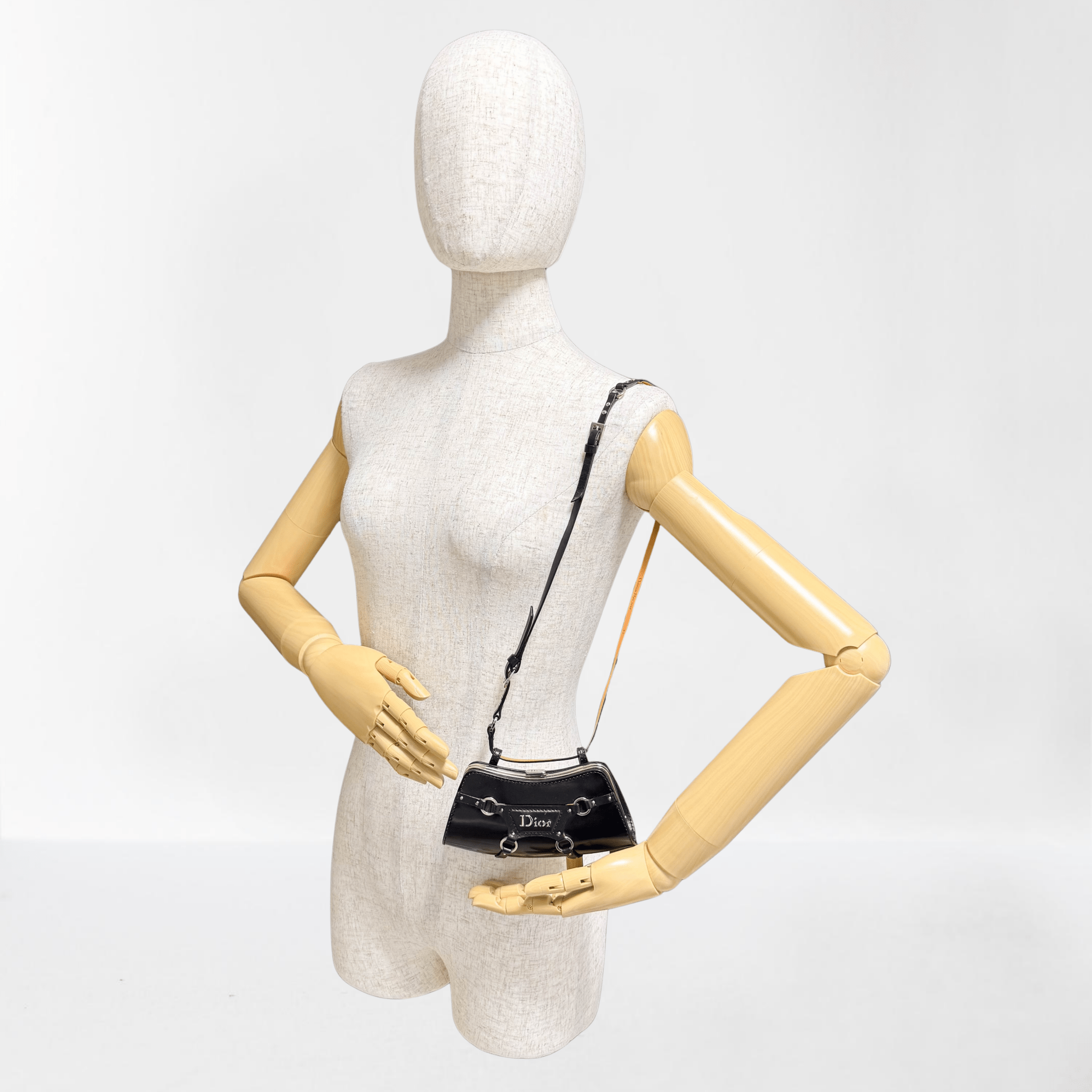 DIOR Bondage Black Mini Shoulder Bag, in , Sold by HIVE PRELOVED - Mini bags, Shoulder Bags,
