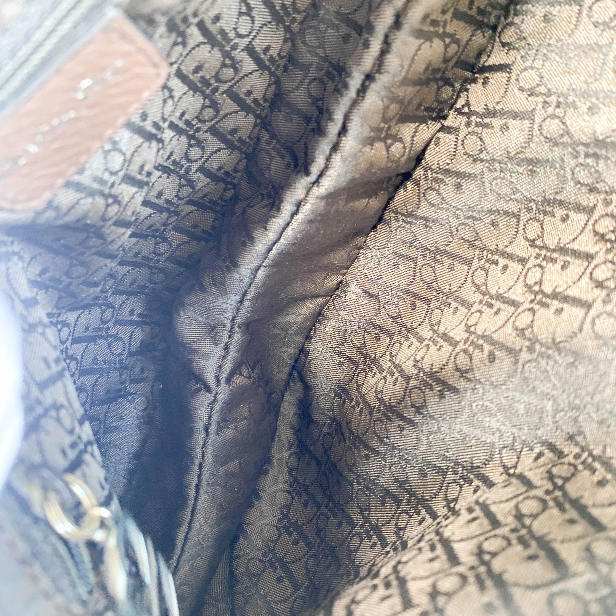 DIOR Brown Suede Studded Rhinestone Saddle Bag, in , Sold by HIVE PRELOVED - Shoulder Bags, ,