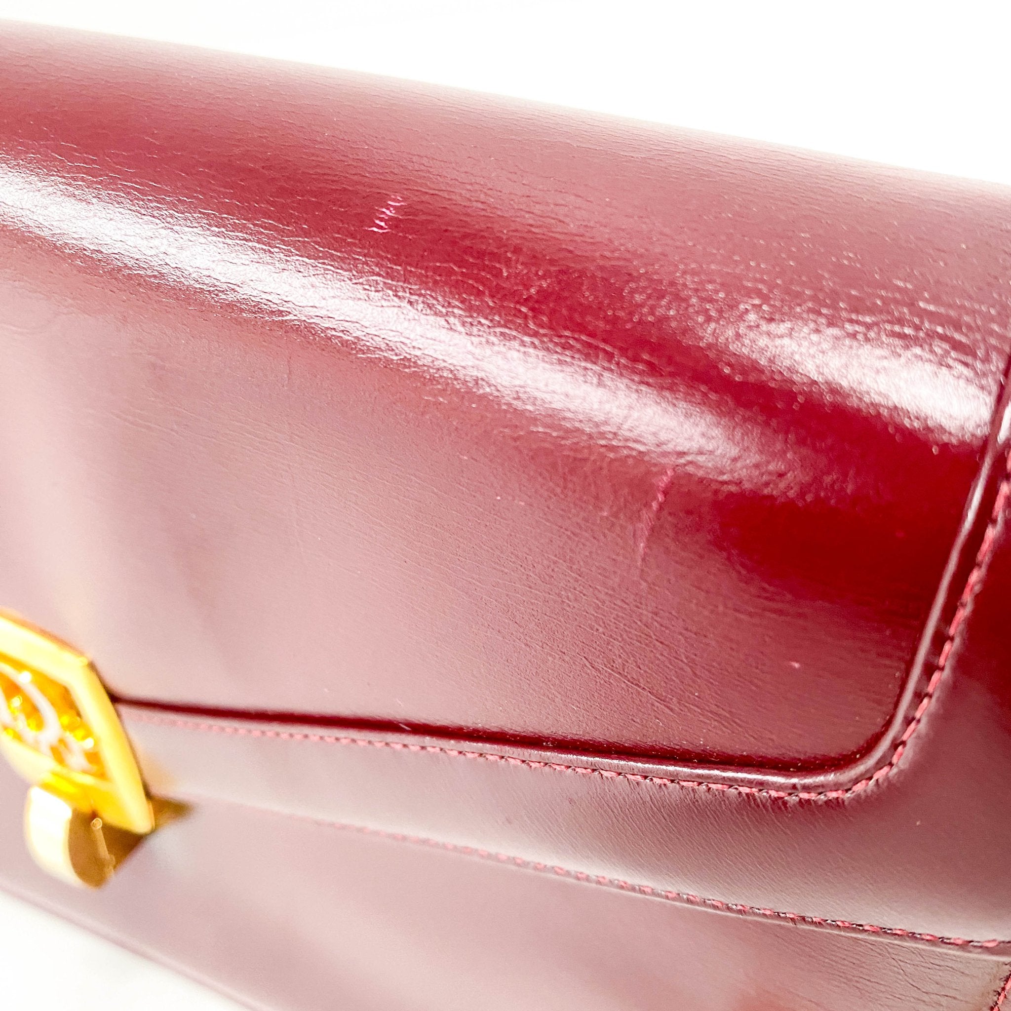 DIOR Burgundy Leather Envelope Shoulder Bag, in , Sold by HIVE PRELOVED - Shoulder Bags, ,