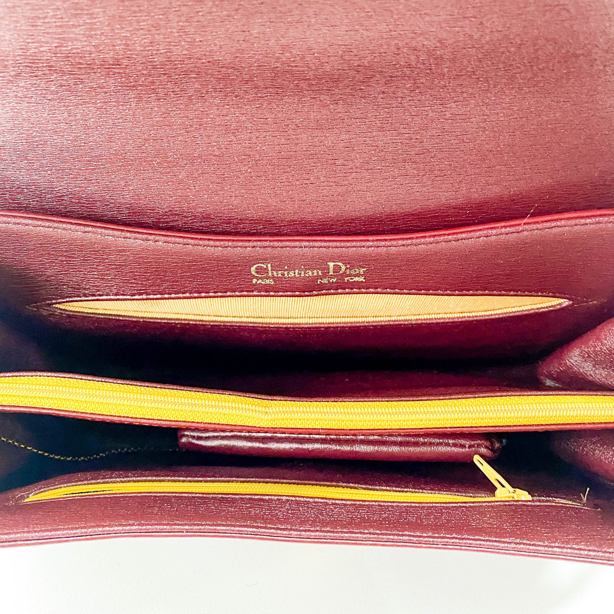 DIOR Burgundy Leather Envelope Shoulder Bag, in , Sold by HIVE PRELOVED - Shoulder Bags, ,