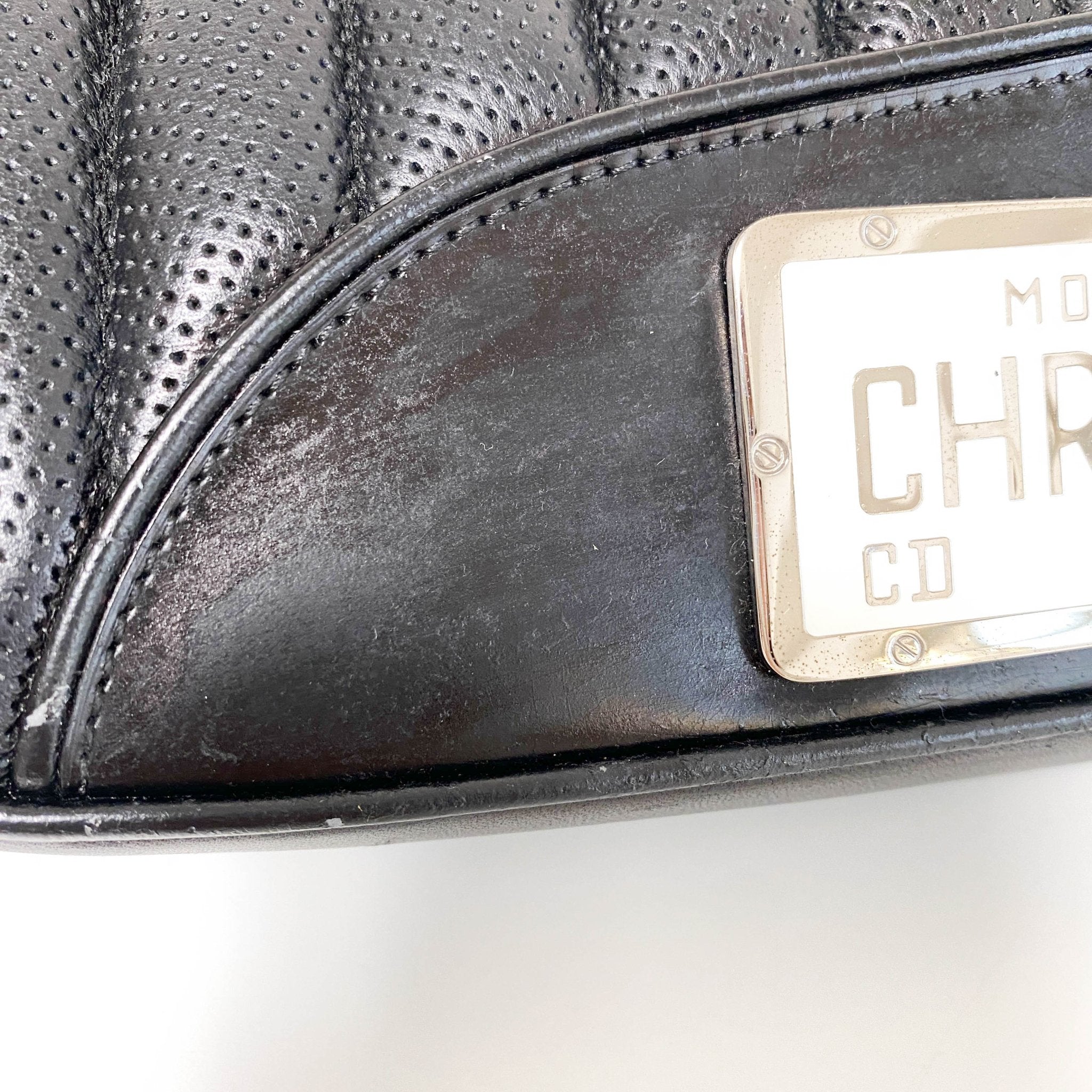 DIOR Cadillac Montaigne Black Leather Handbag, in , Sold by HIVE PRELOVED - Shoulder Bags, ,