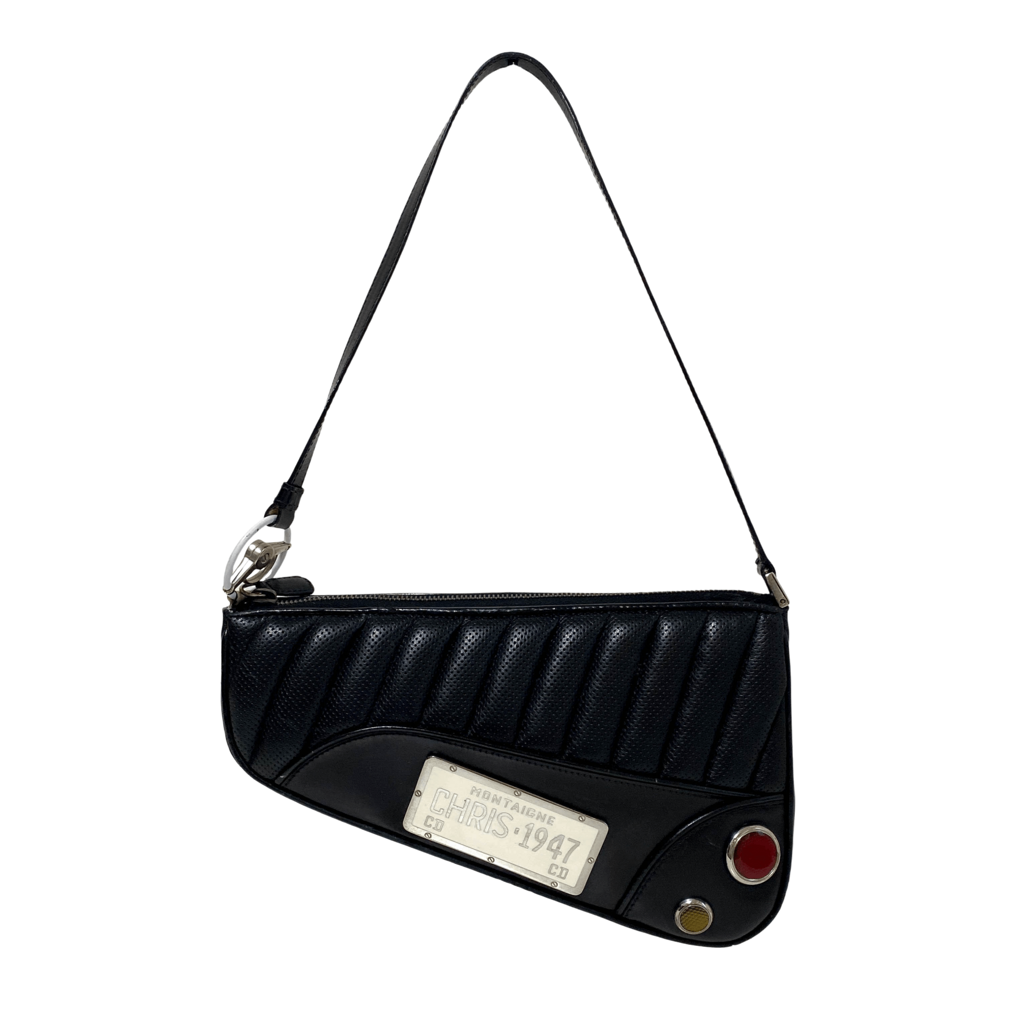 DIOR Cadillac Montaigne Black Leather Handbag, in , Sold by HIVE PRELOVED - Shoulder Bags, ,