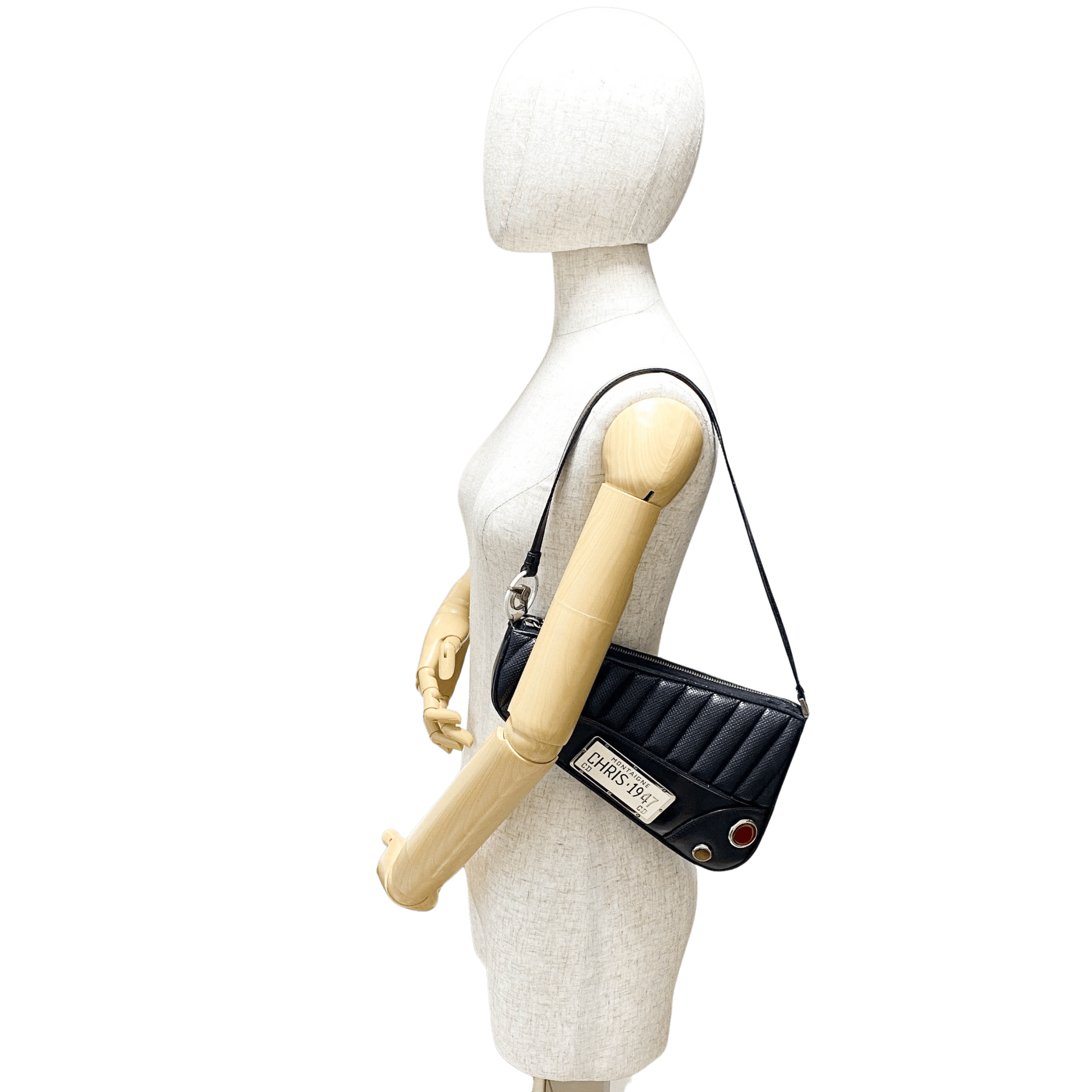 DIOR Cadillac Montaigne Black Leather Handbag, in , Sold by HIVE PRELOVED - Shoulder Bags, ,