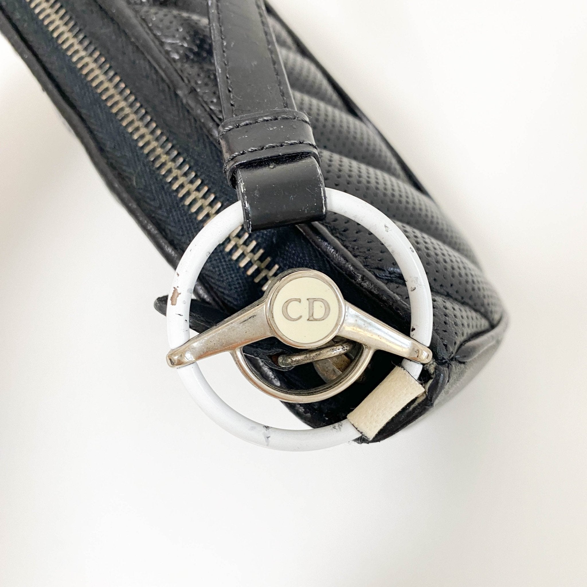 DIOR Cadillac Montaigne Black Leather Handbag, in , Sold by HIVE PRELOVED - Shoulder Bags, ,