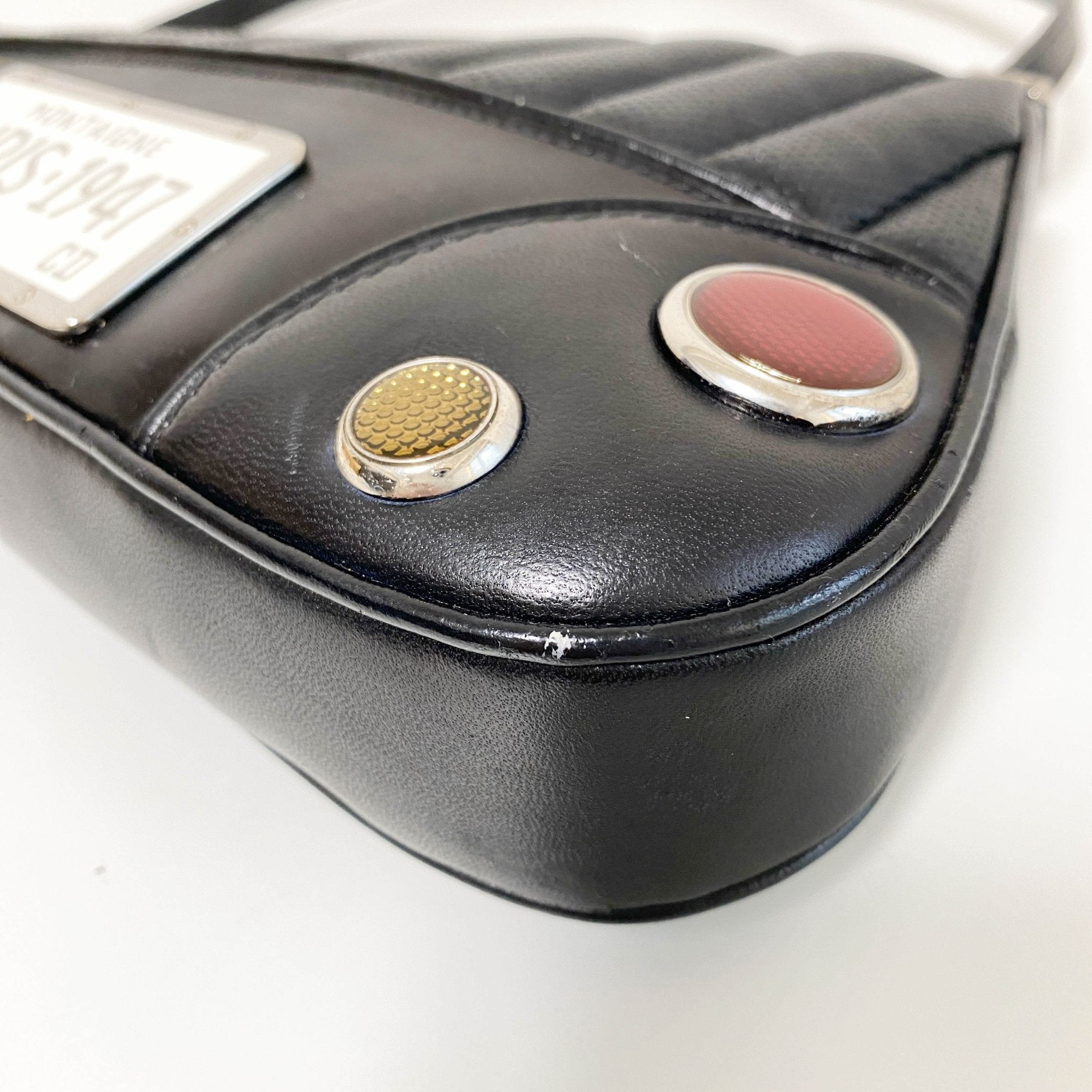 DIOR Cadillac Montaigne Black Leather Handbag, in , Sold by HIVE PRELOVED - Shoulder Bags, ,