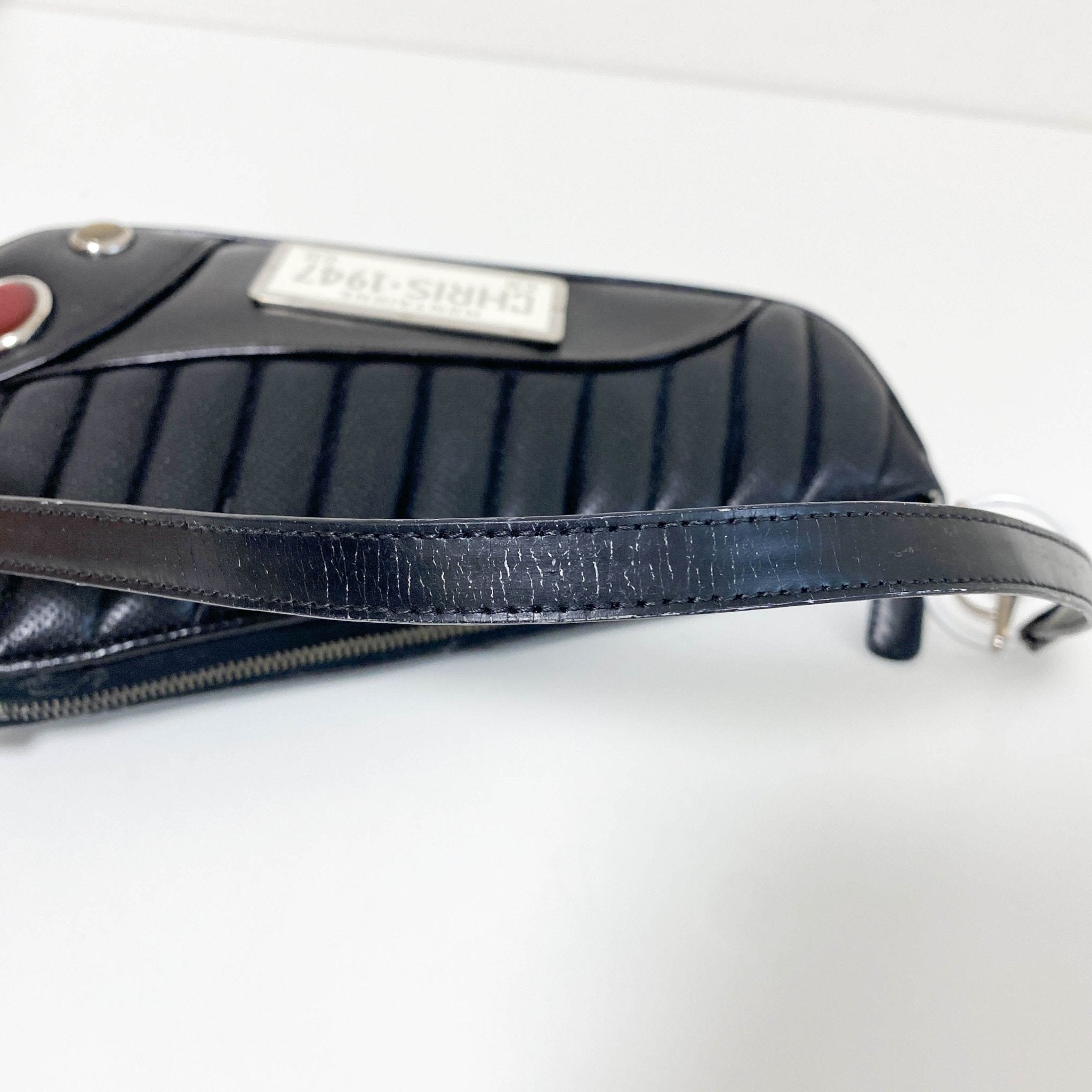 DIOR Cadillac Montaigne Black Leather Handbag, in , Sold by HIVE PRELOVED - Shoulder Bags, ,