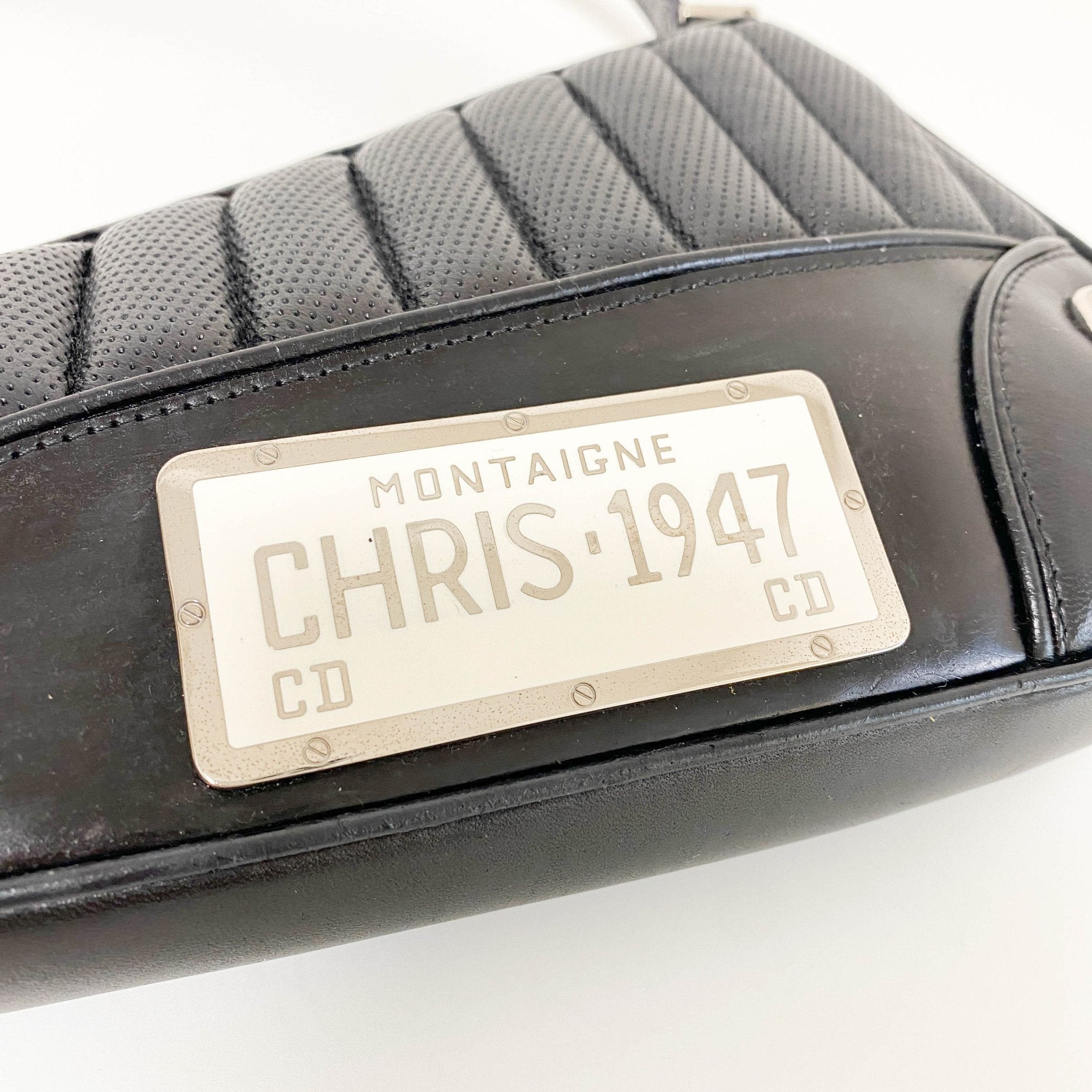 DIOR Cadillac Montaigne Black Leather Handbag, in , Sold by HIVE PRELOVED - Shoulder Bags, ,