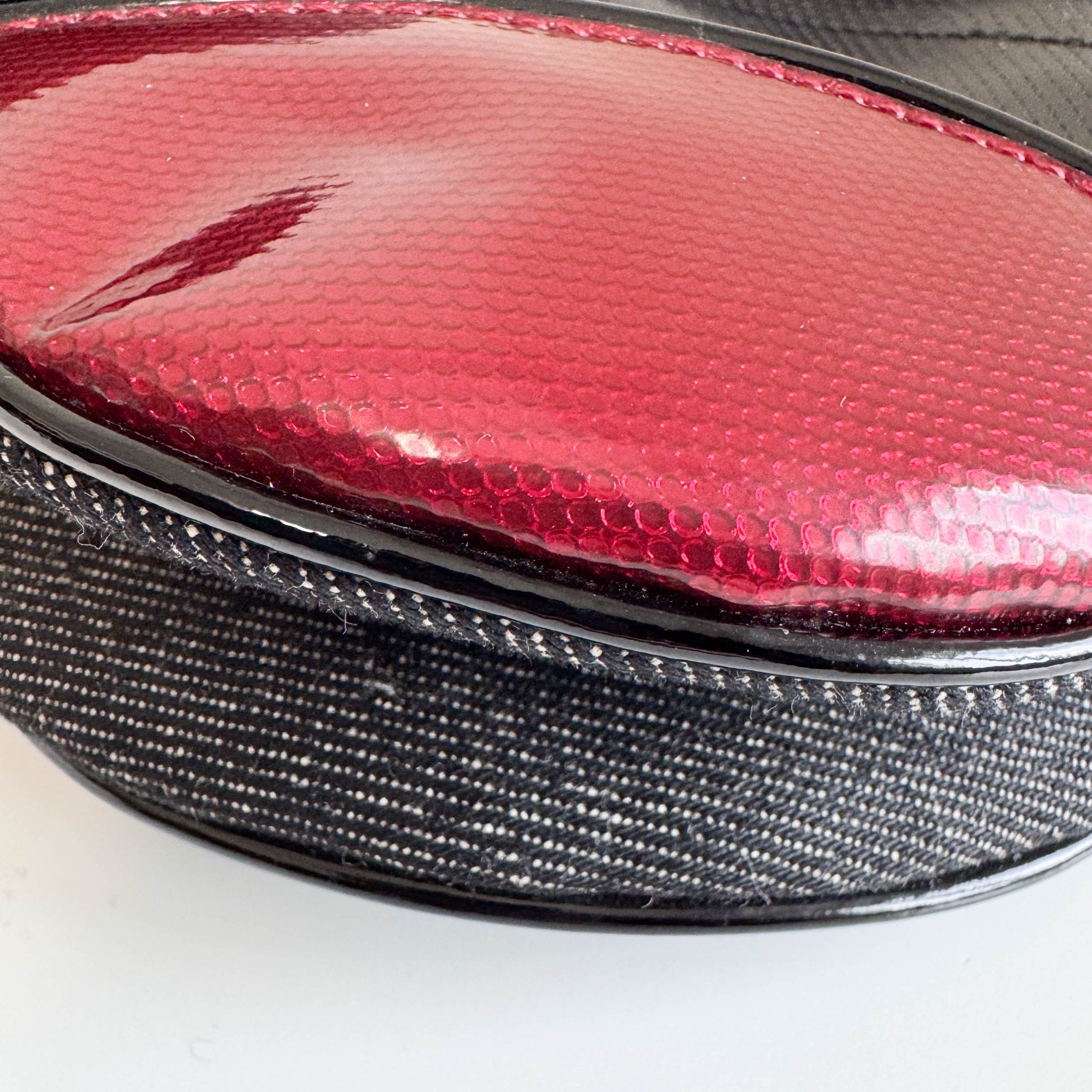 DIOR Cadillac Saddle Black Denim Shoulder Bag 2001, in , Sold by HIVE PRELOVED - Shoulder Bags, ,