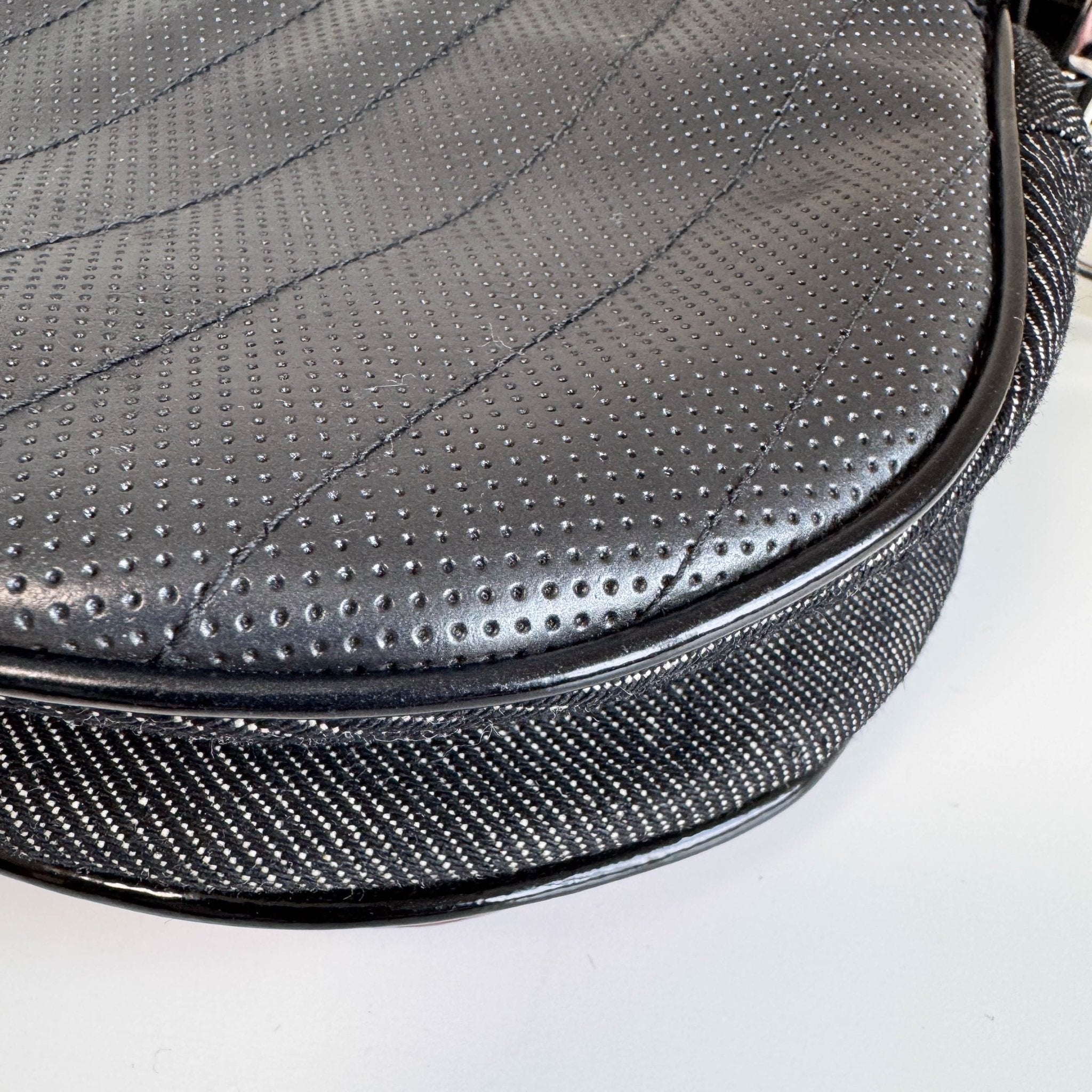 DIOR Cadillac Saddle Black Denim Shoulder Bag 2001, in , Sold by HIVE PRELOVED - Shoulder Bags, ,