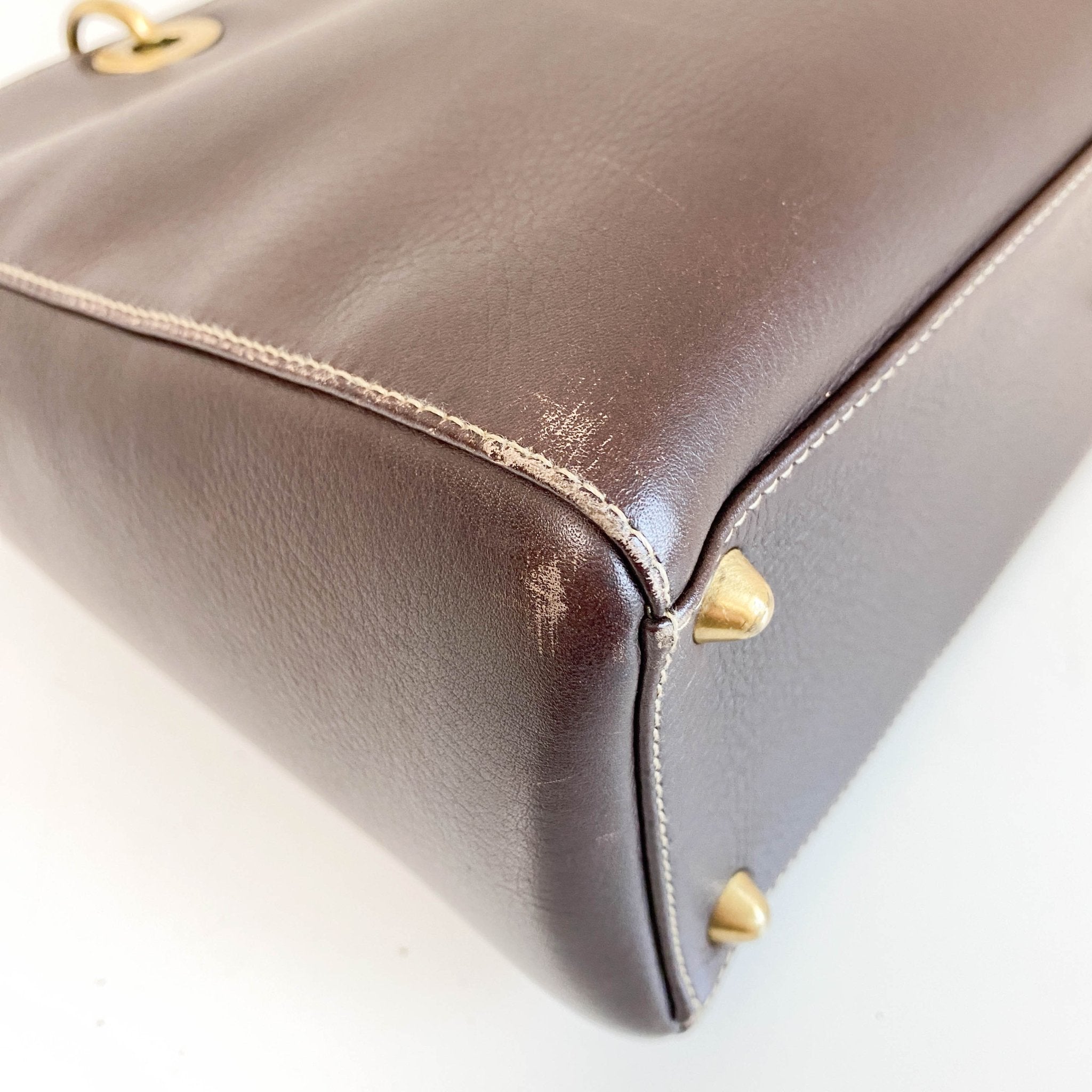 DIOR Cannage Brown Leather Tote, in , Sold by HIVE PRELOVED - Handle Bags, ,