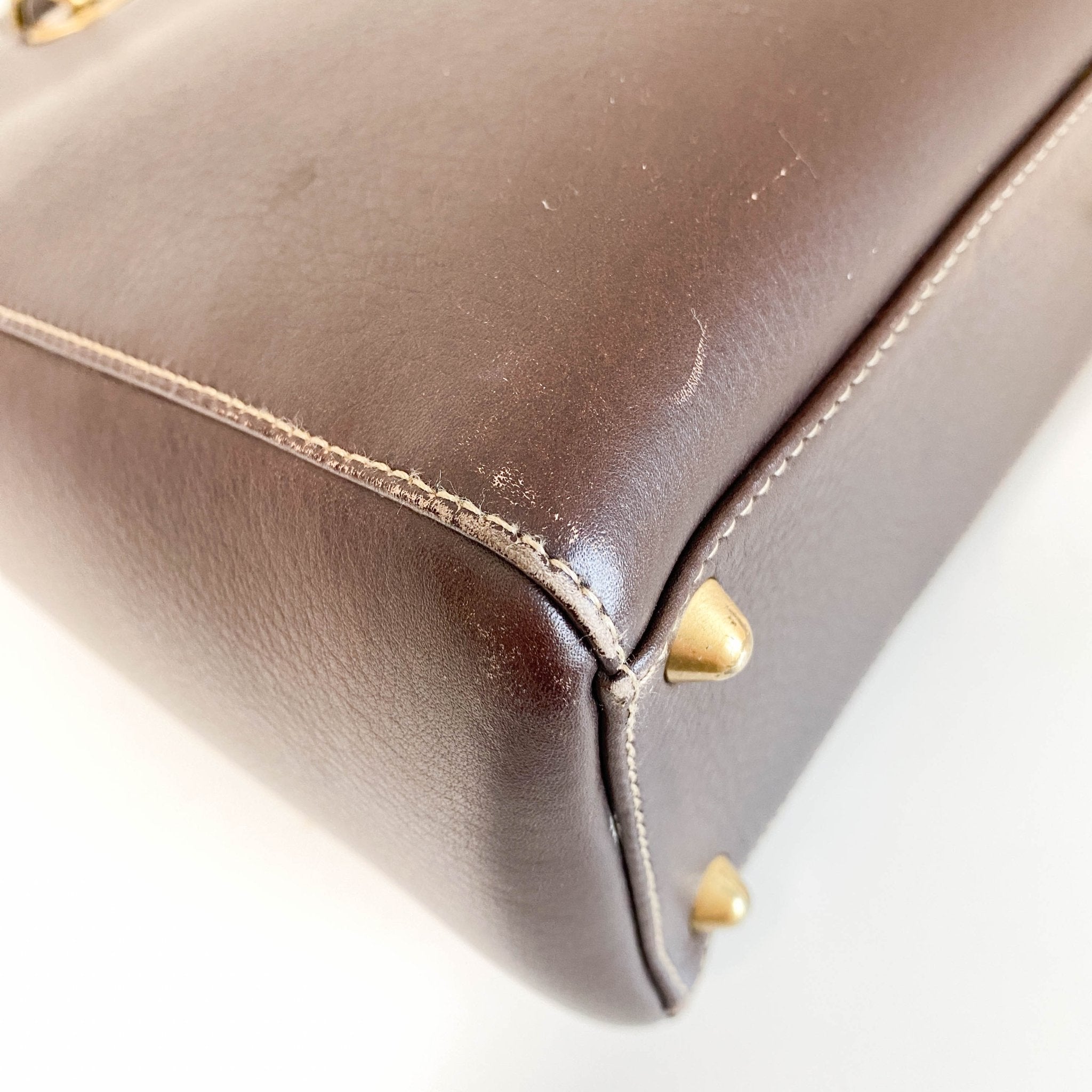 DIOR Cannage Brown Leather Tote, in , Sold by HIVE PRELOVED - Handle Bags, ,