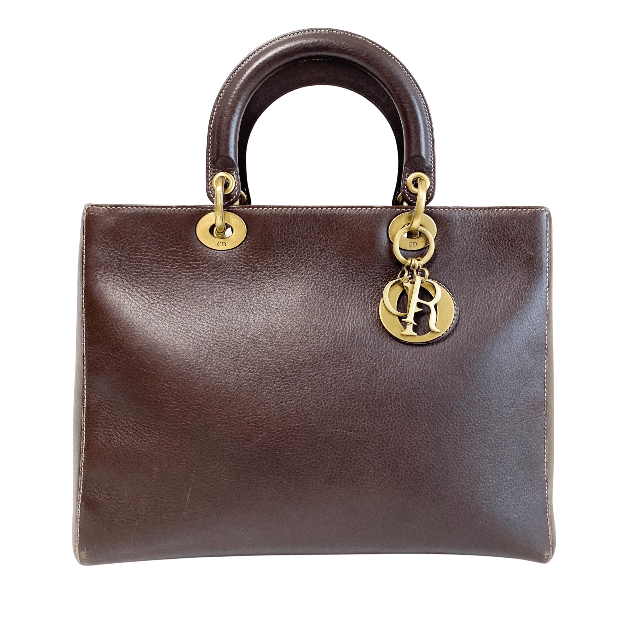 DIOR Cannage Brown Leather Tote, in , Sold by HIVE PRELOVED - Handle Bags, ,
