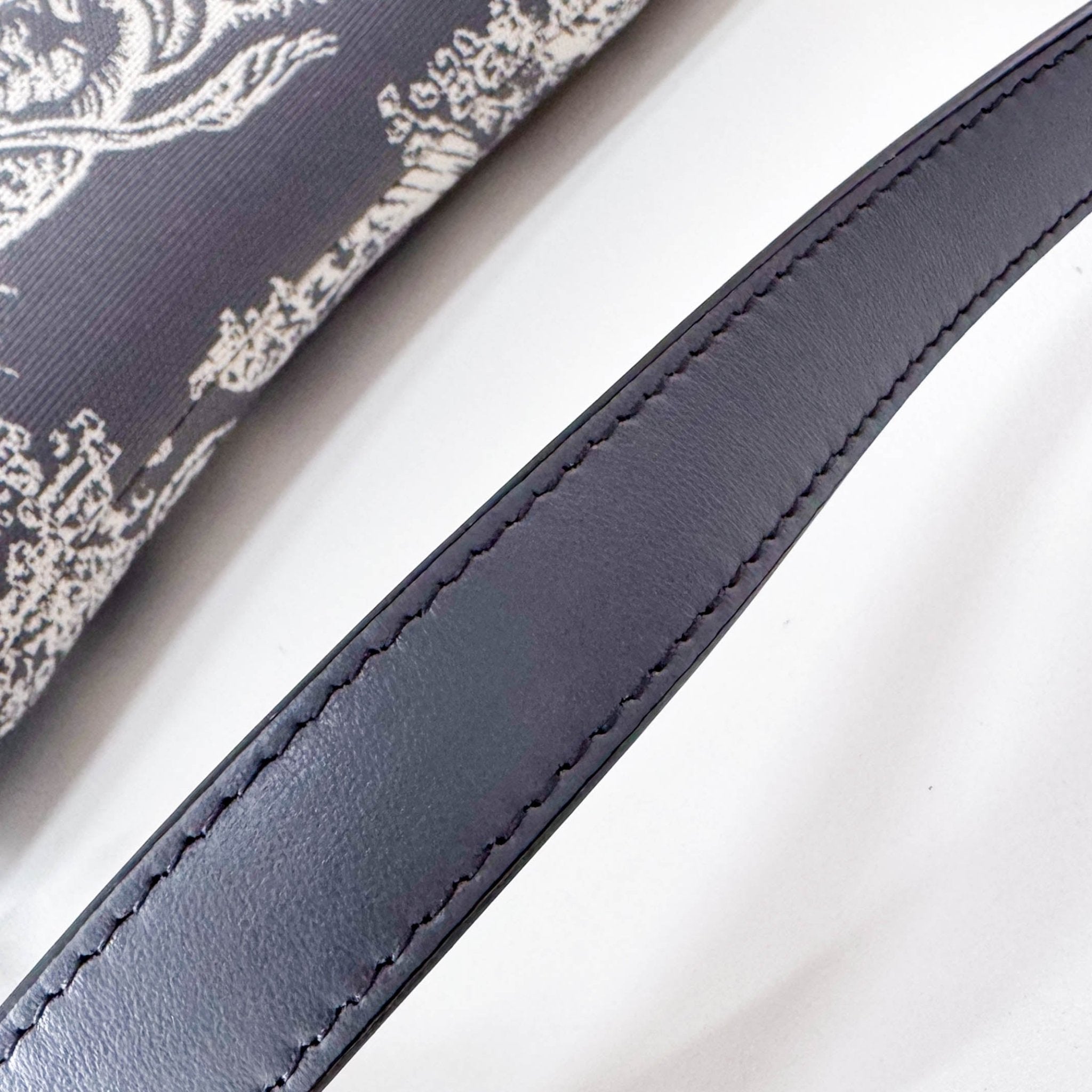 DIOR Canvas Grey Saddle Bag Toile DE Jouy Reverse Jacquard, in , Sold by HIVE PRELOVED - Shoulder Bags, ,