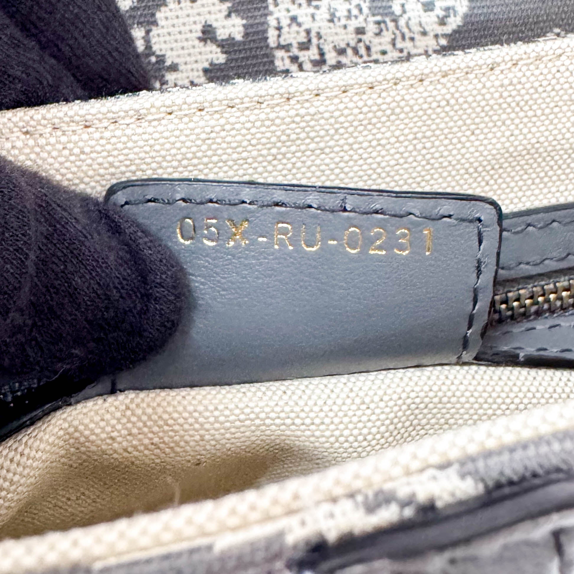 DIOR Canvas Grey Saddle Bag Toile DE Jouy Reverse Jacquard, in , Sold by HIVE PRELOVED - Shoulder Bags, ,