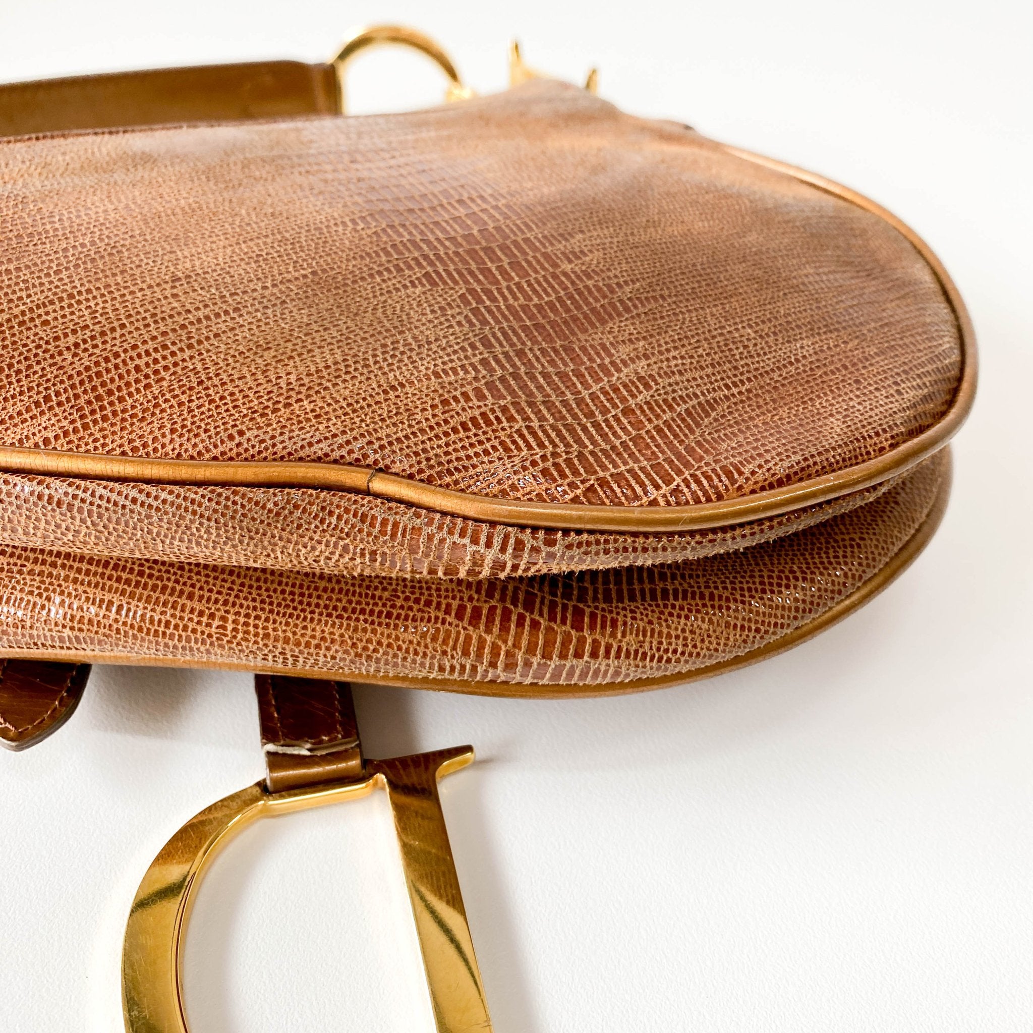 DIOR Caramel Brown Leather Saddle Bag, in , Sold by HIVE PRELOVED - Shoulder Bags, ,