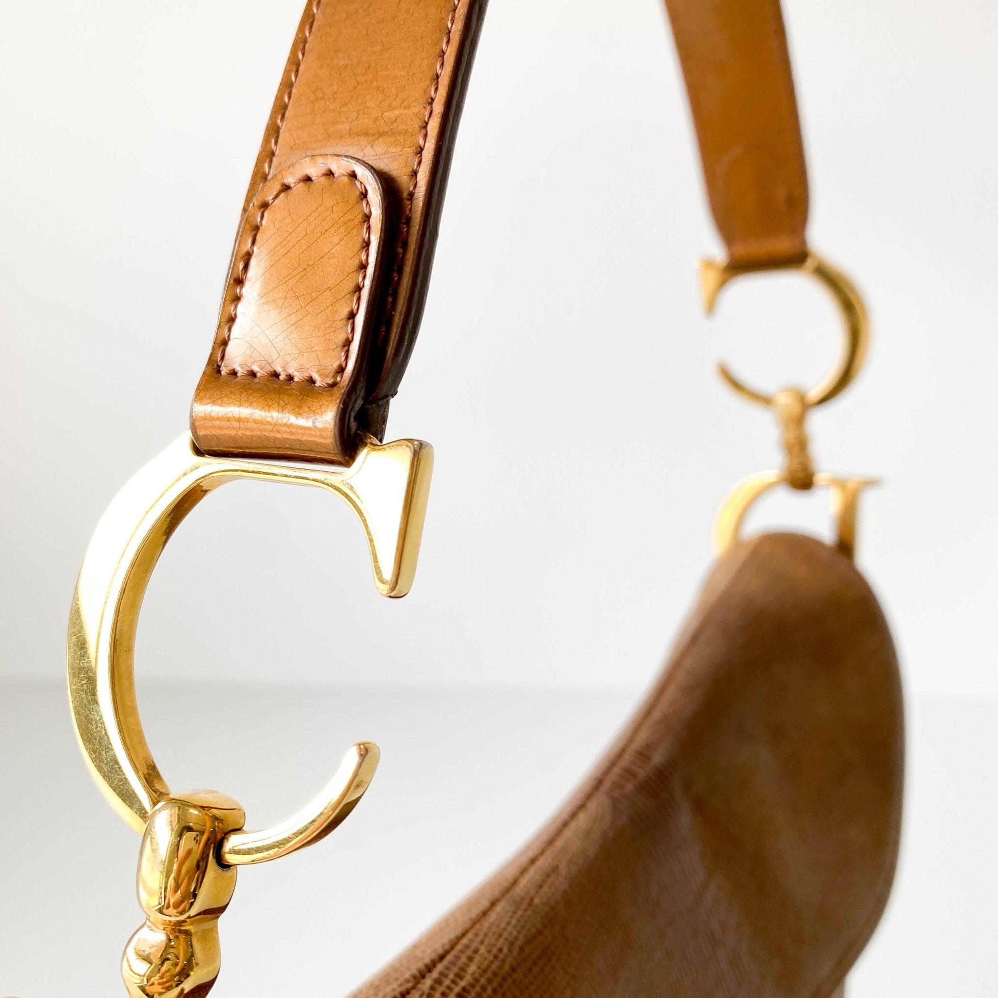 DIOR Caramel Brown Leather Saddle Bag, in , Sold by HIVE PRELOVED - Shoulder Bags, ,