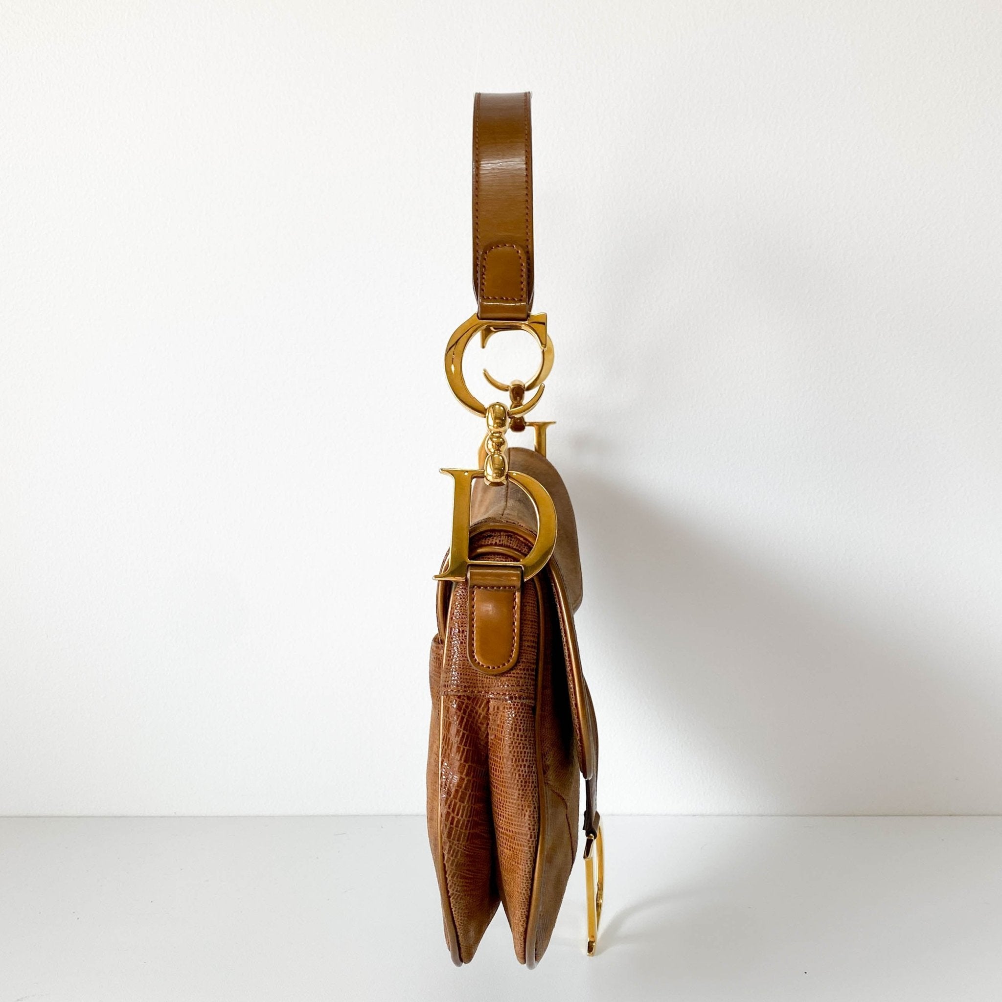 DIOR Caramel Brown Leather Saddle Bag, in , Sold by HIVE PRELOVED - Shoulder Bags, ,