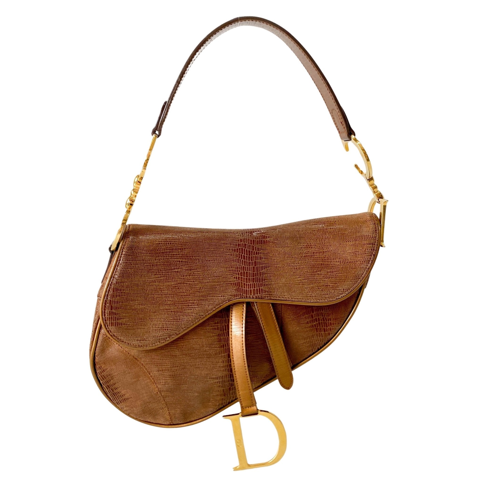 DIOR Caramel Brown Leather Saddle Bag, in , Sold by HIVE PRELOVED - Shoulder Bags, ,
