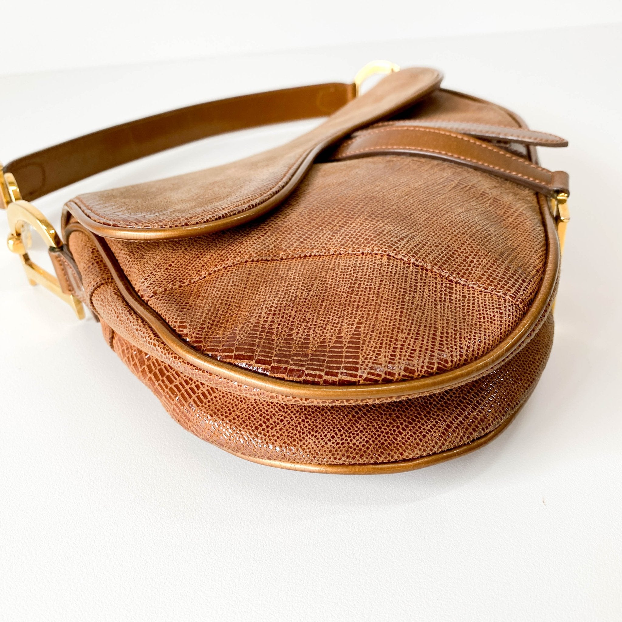 DIOR Caramel Brown Leather Saddle Bag, in , Sold by HIVE PRELOVED - Shoulder Bags, ,
