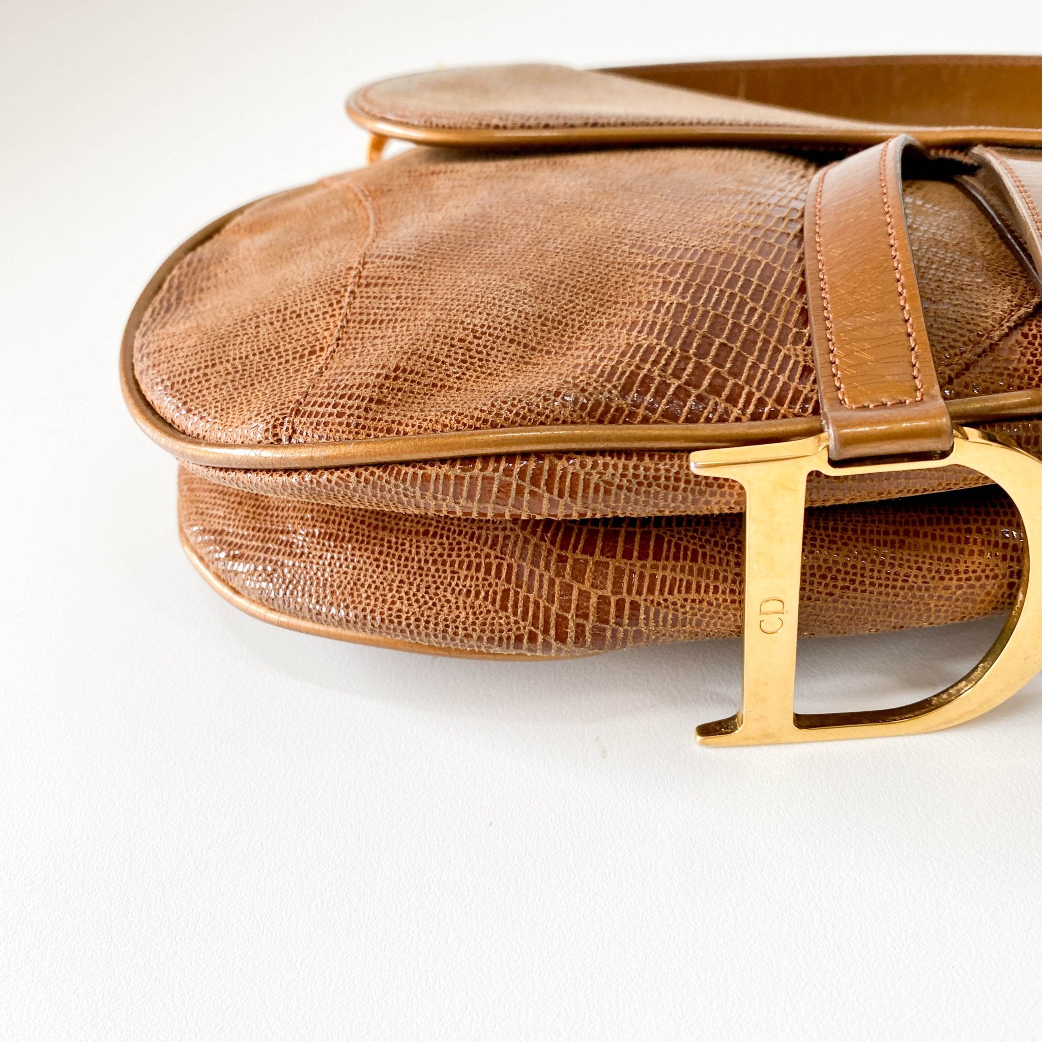 DIOR Caramel Brown Leather Saddle Bag, in , Sold by HIVE PRELOVED - Shoulder Bags, ,